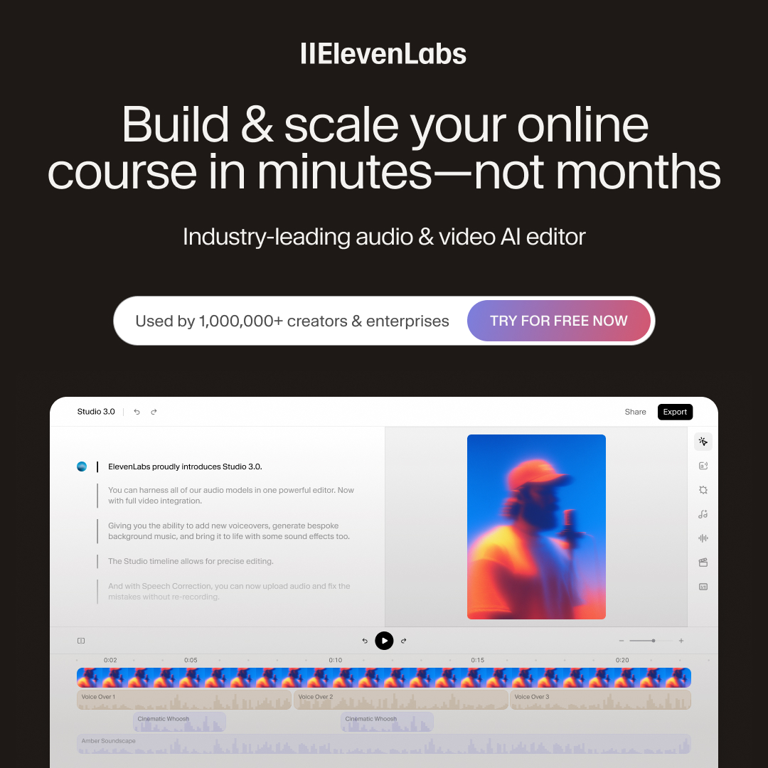 ElevenLabs Facebook ad