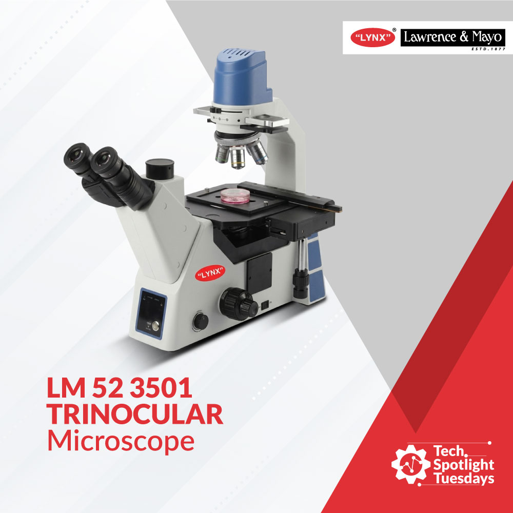LYNX -Lawrence & Mayo Facebook ad: Discover Precision with the LM-52-3501 Trinocular Microscope