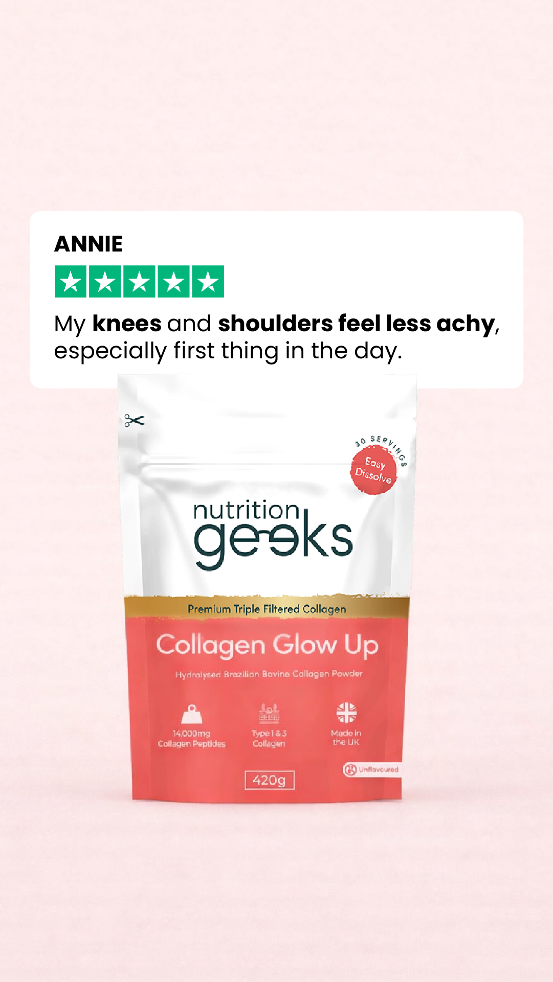 Radiant Over 40 Facebook ad