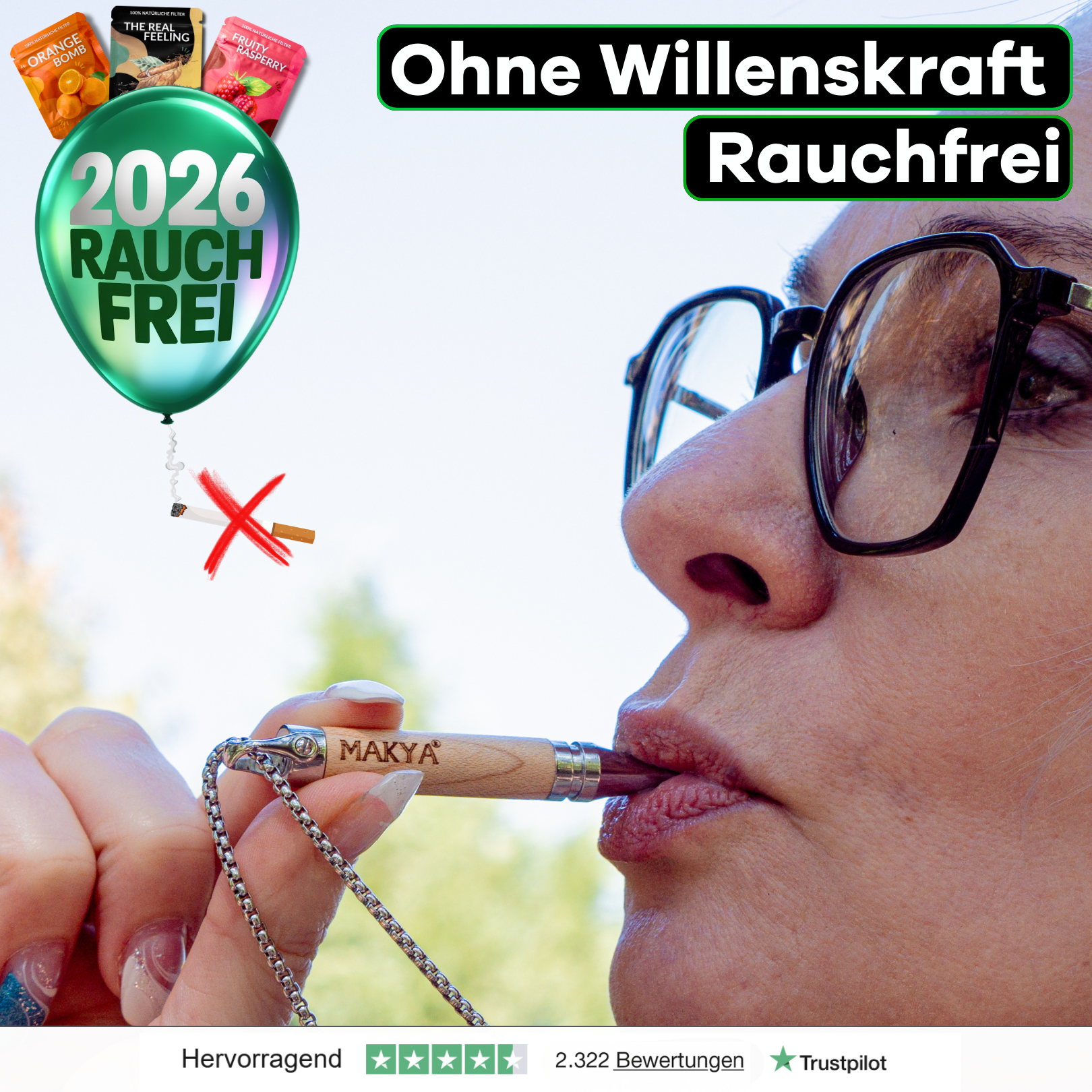 Makya-Rauchfrei Facebook ad
