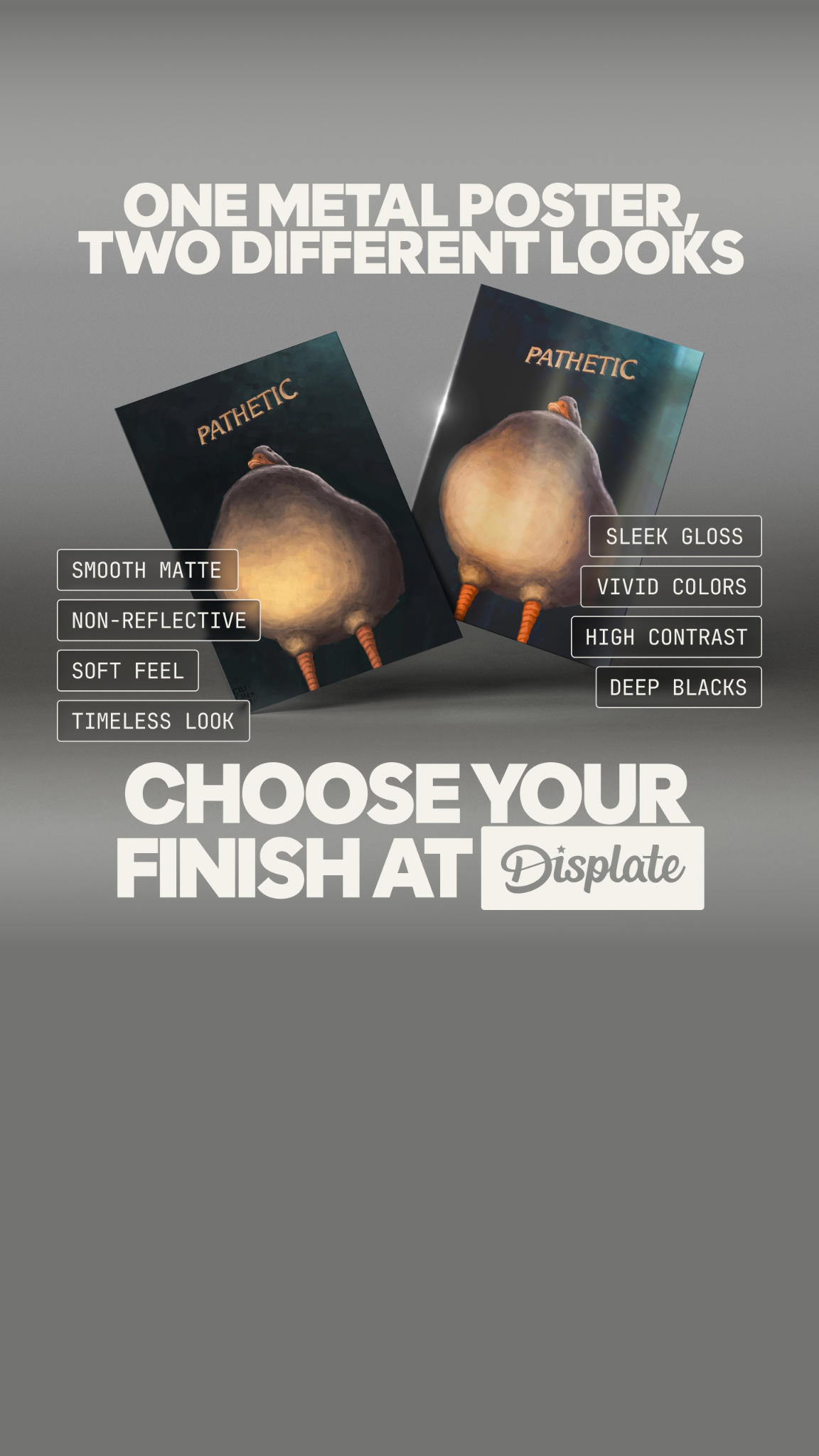 Displate Facebook ad