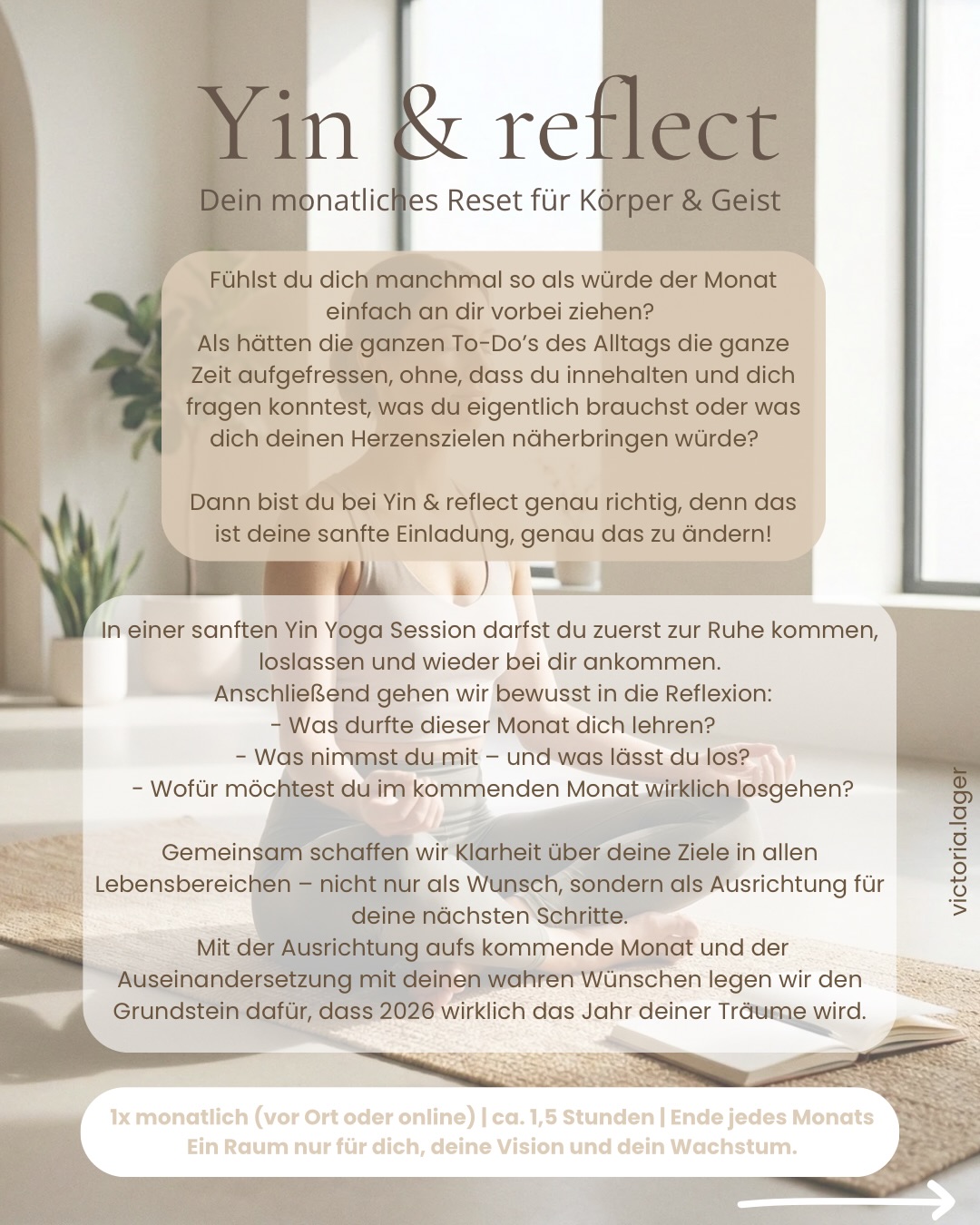 victoria.lager Facebook ad: Yin & Reflect, Dein monatliches Reset-Ritual
