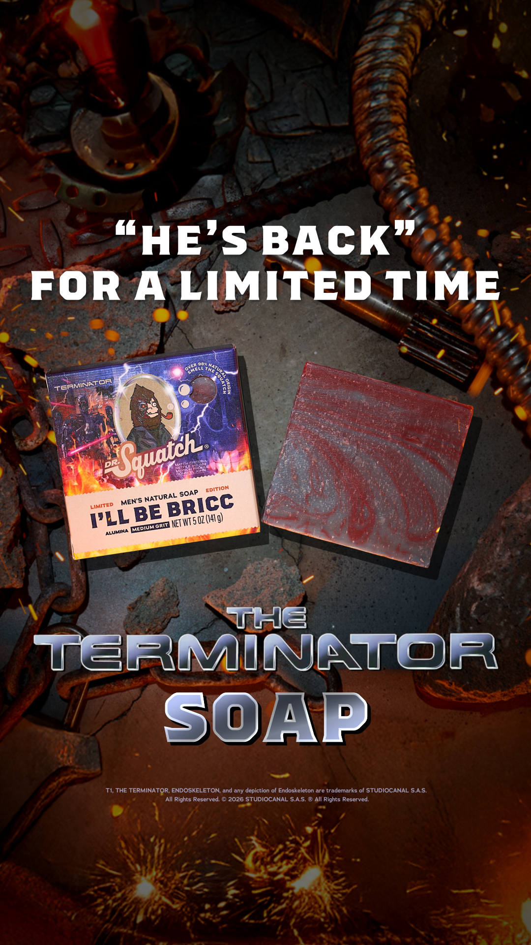 Dr. Squatch Facebook ad