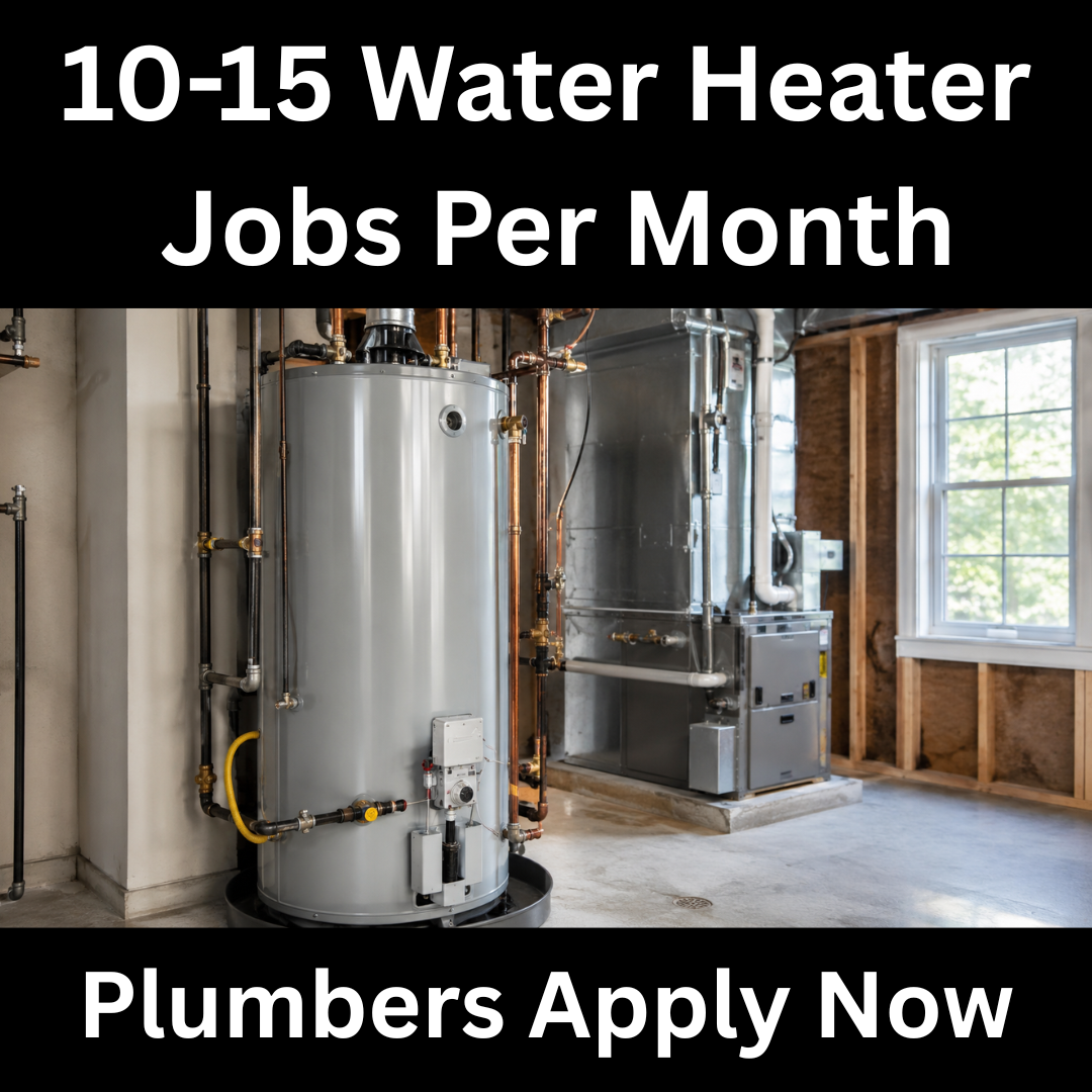LeadFlow Digital Facebook ad: 10+ Water Heater Install /month Guranteed