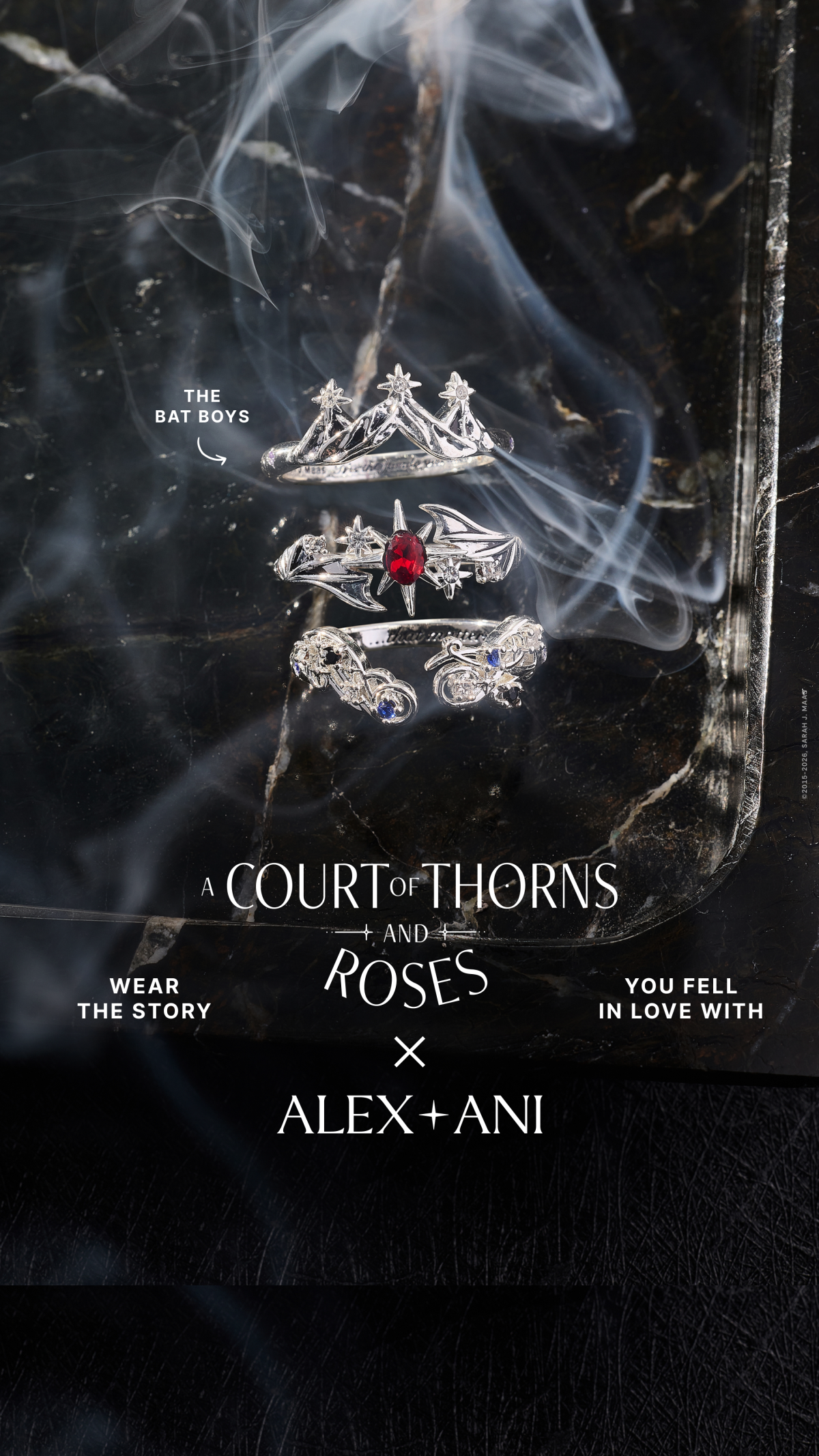 ALEX AND ANI Facebook ad: ACOTAR x Alex and Ani