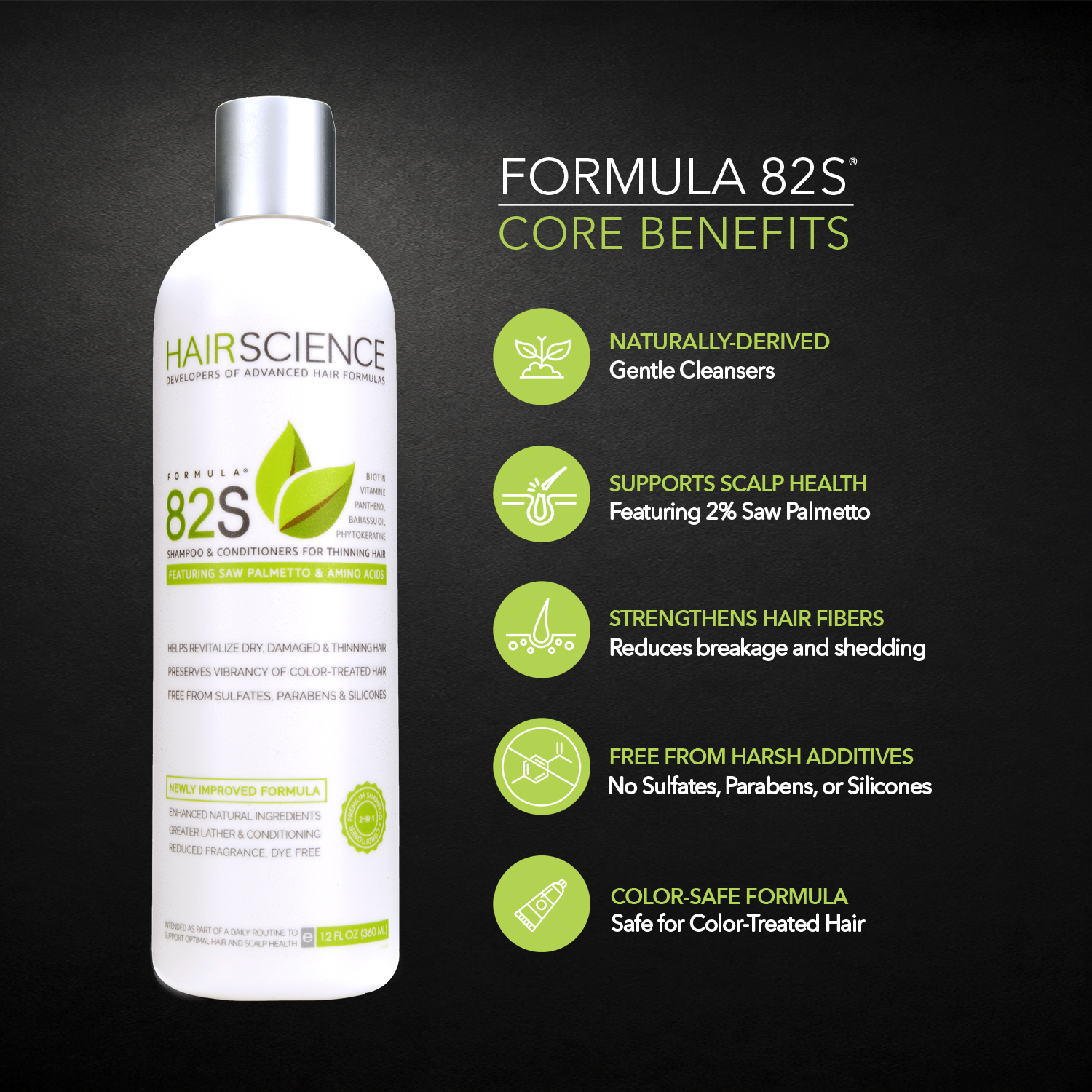 Hair Science Facebook ad