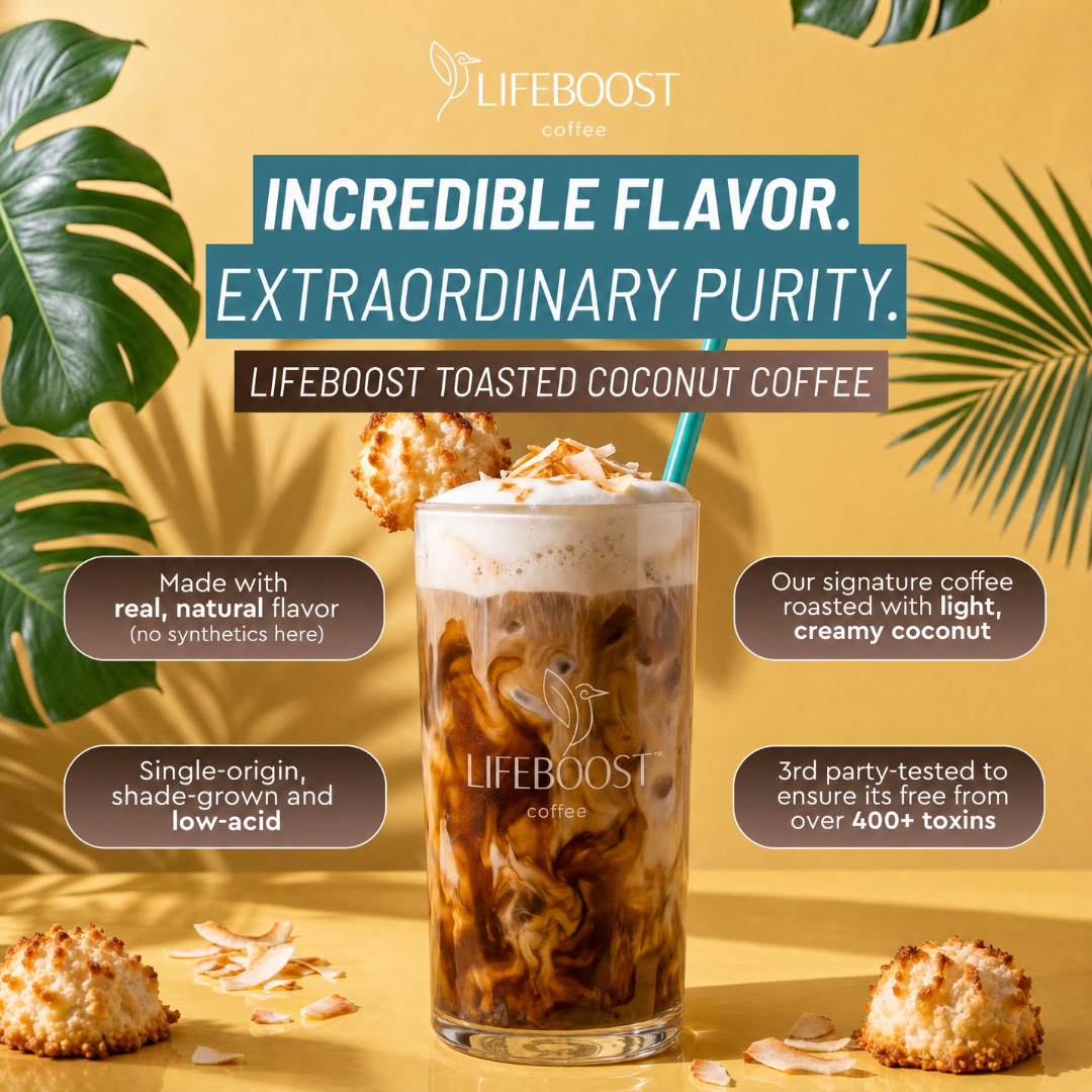 Lifeboost Coffee Facebook ad