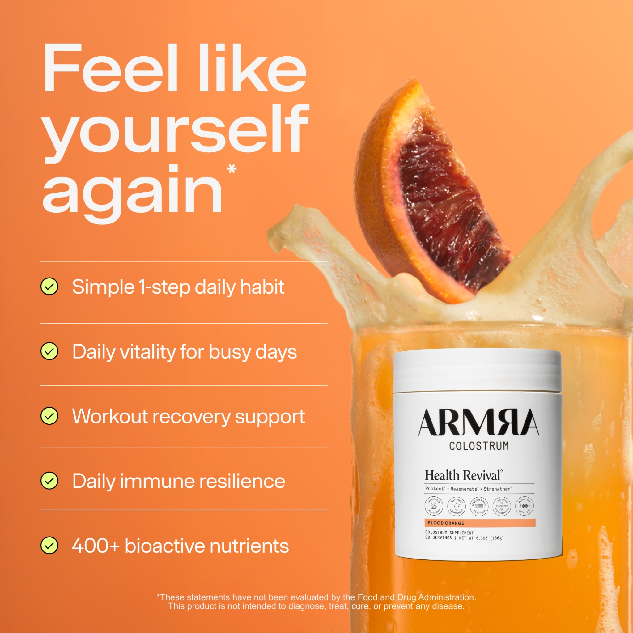 ARMRA Facebook ad