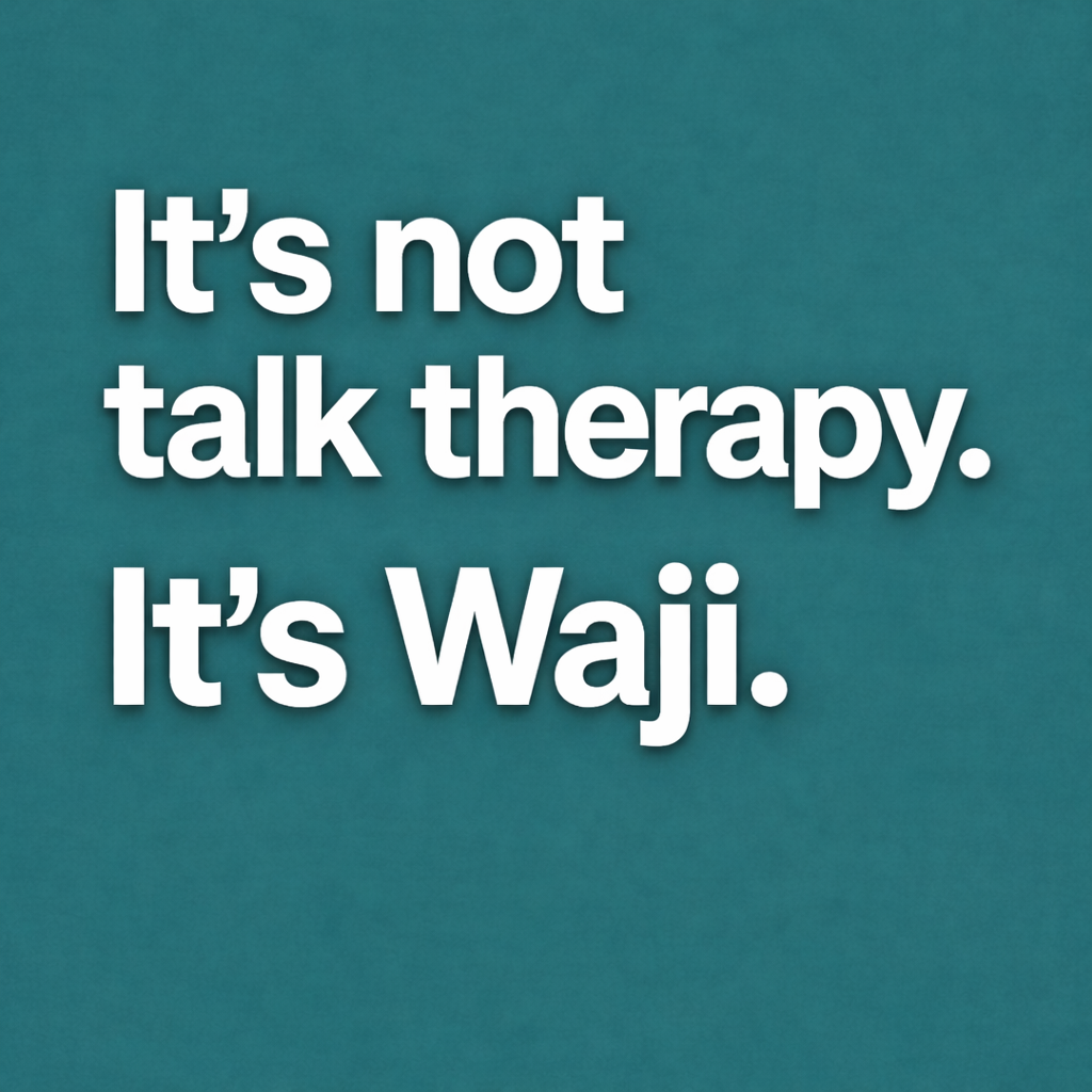 Waji Facebook ad: When Trauma Still Shows Up, Try Waji
