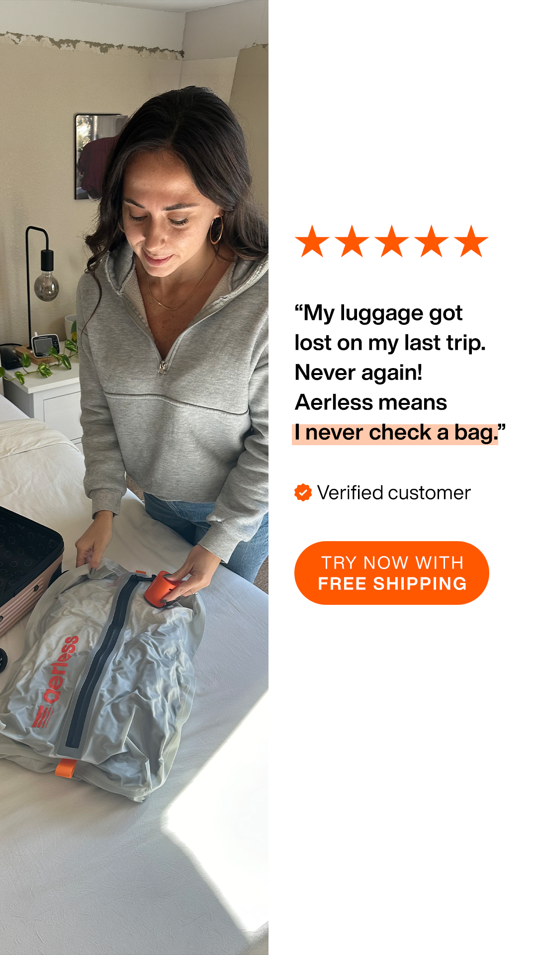 Aerless Facebook ad
