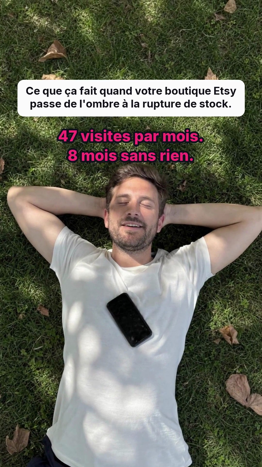 trycrush.ai Facebook ad: De l'ombre à la rupture de stock