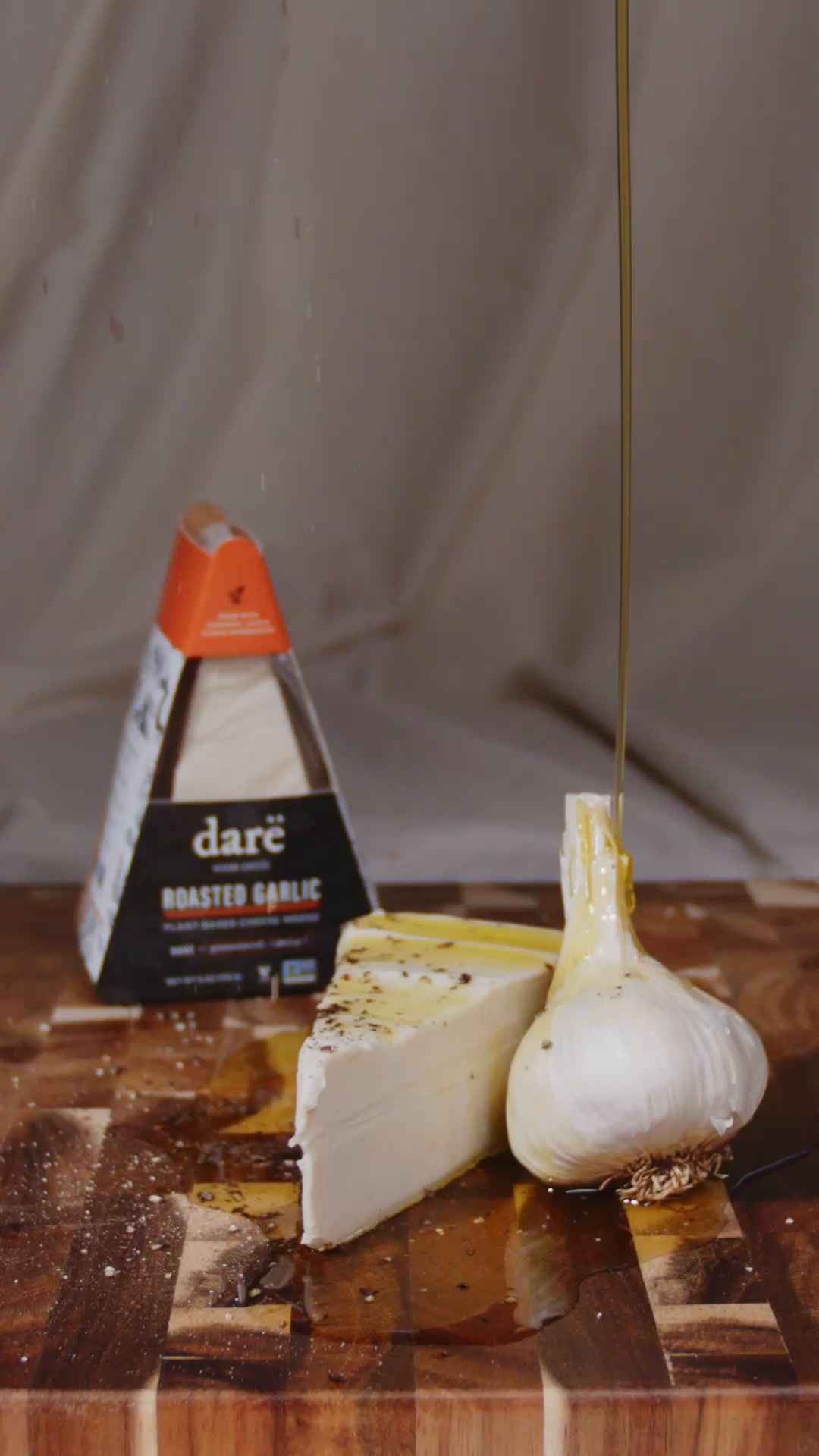 Darë Vegan Cheese Facebook ad: Say it like dairy. Enjoy it without.