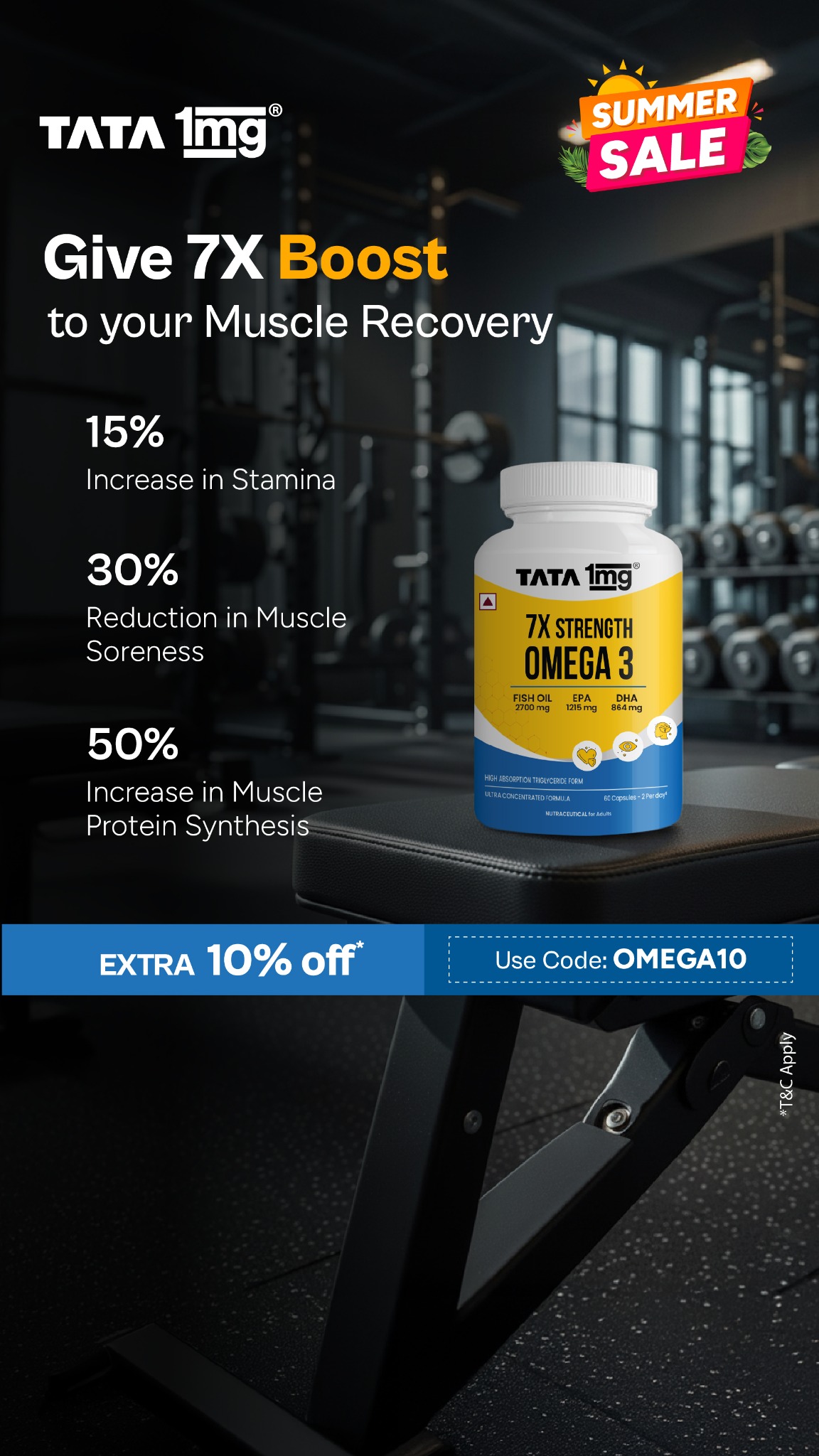 TATA 1mg Wellness Facebook ad