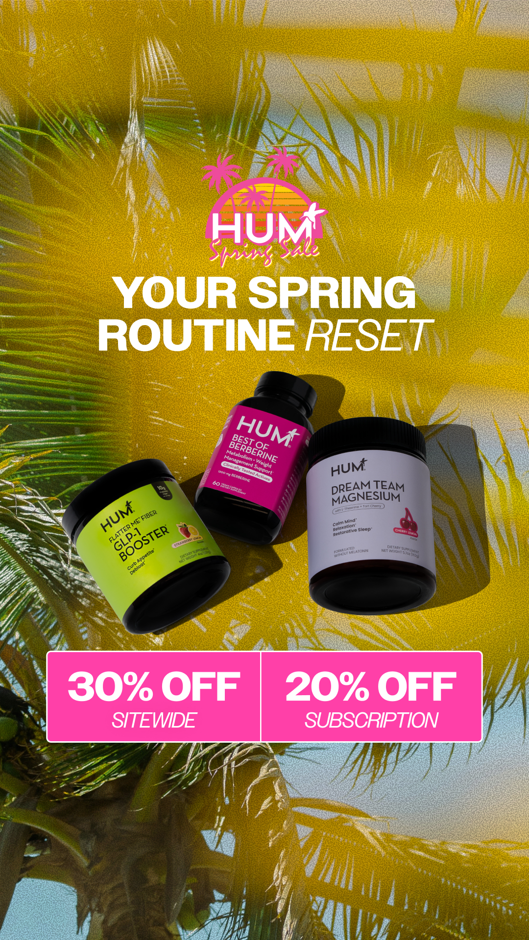 HUM Nutrition Facebook ad