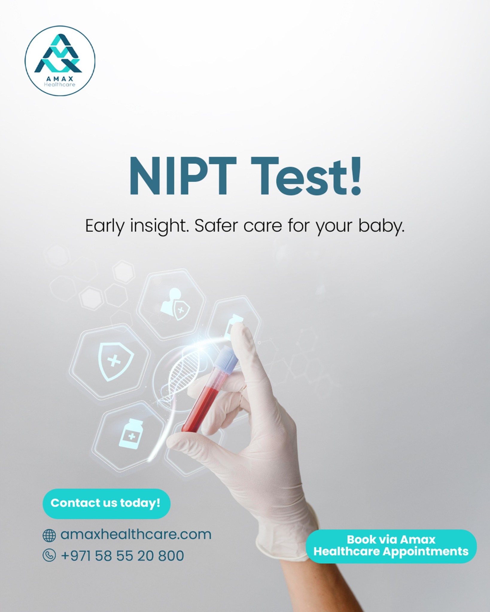 AMAX HEALTHCARE Facebook ad from Jan 20, 2026