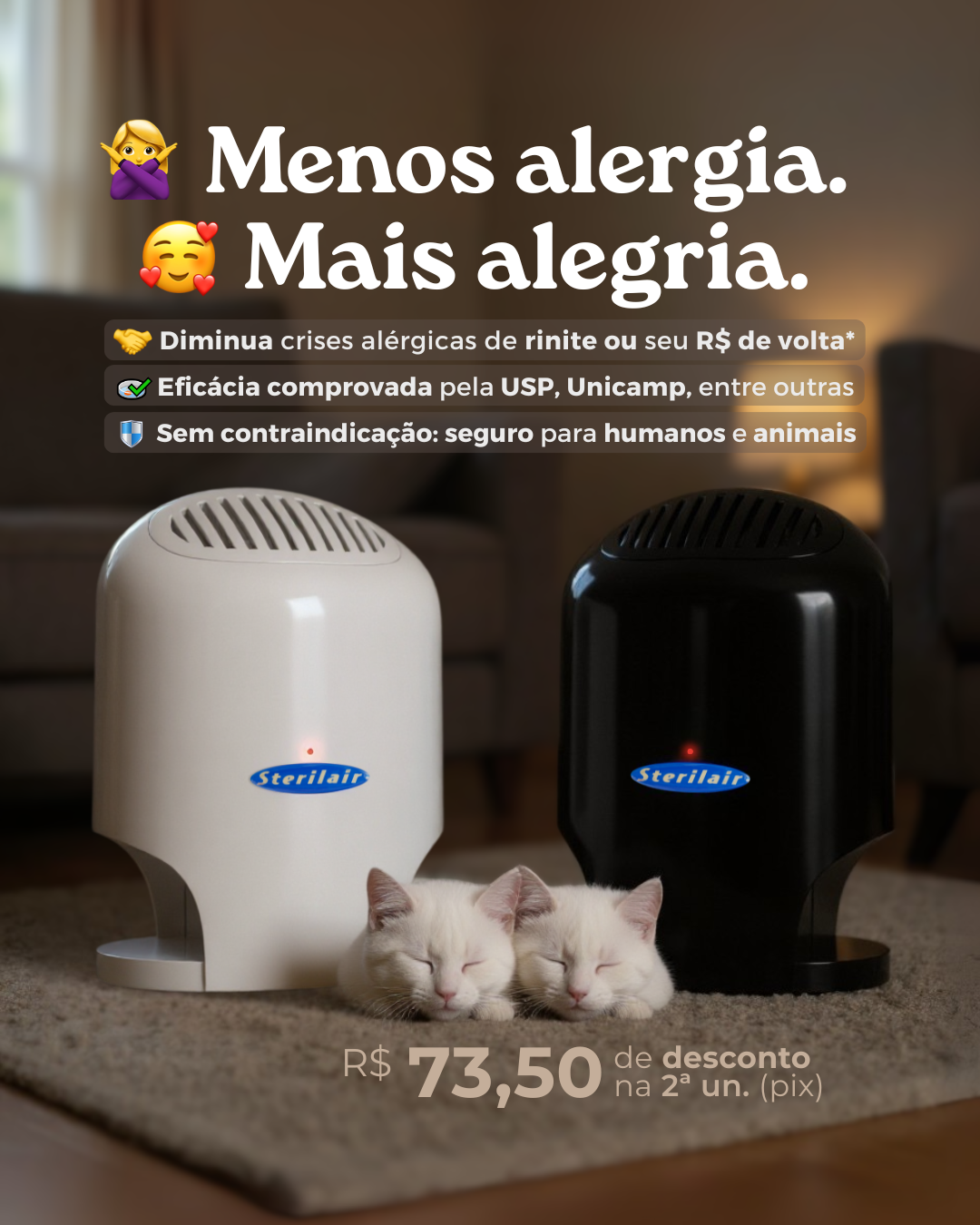 Sterilair Facebook ad