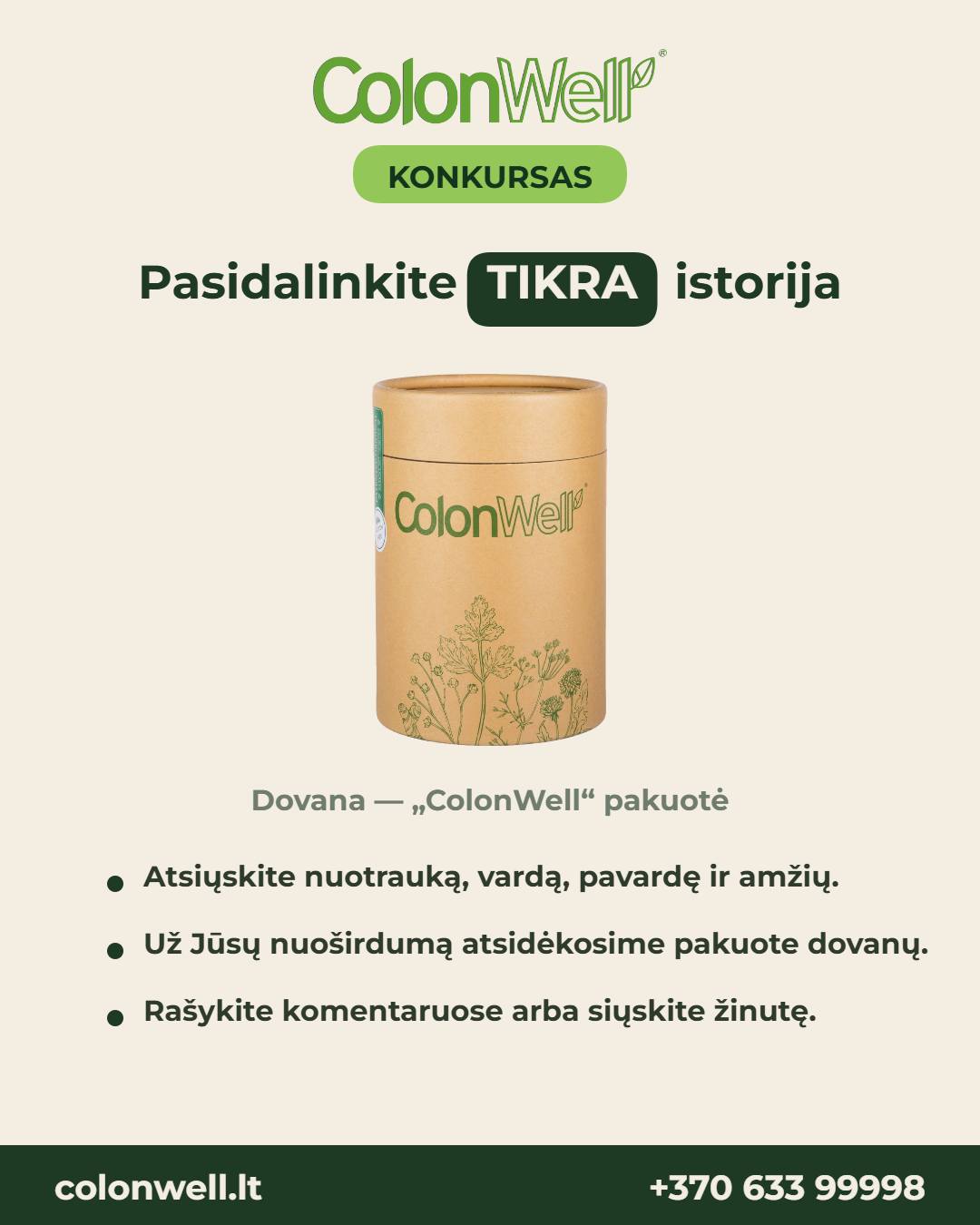 ColonWell Facebook ad