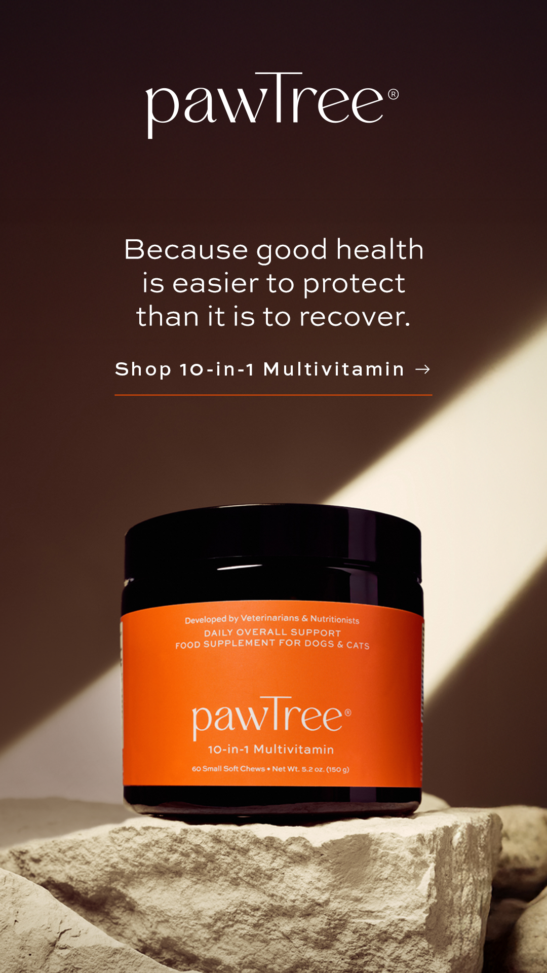 pawTree Facebook ad from Oct 20, 2025