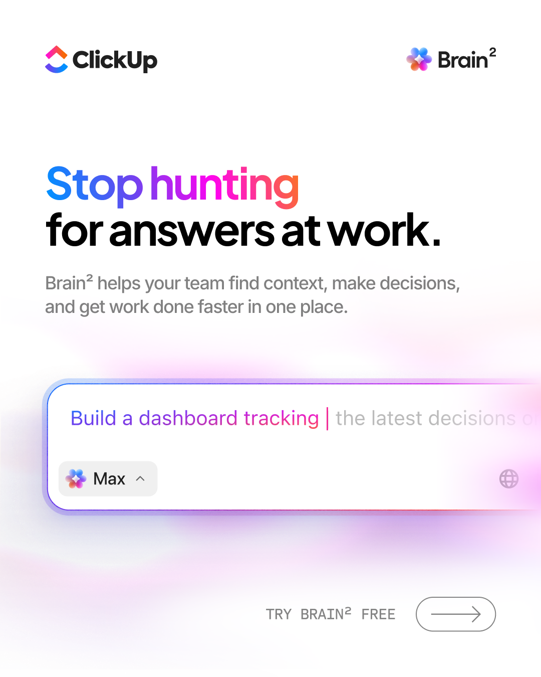ClickUp Facebook ad