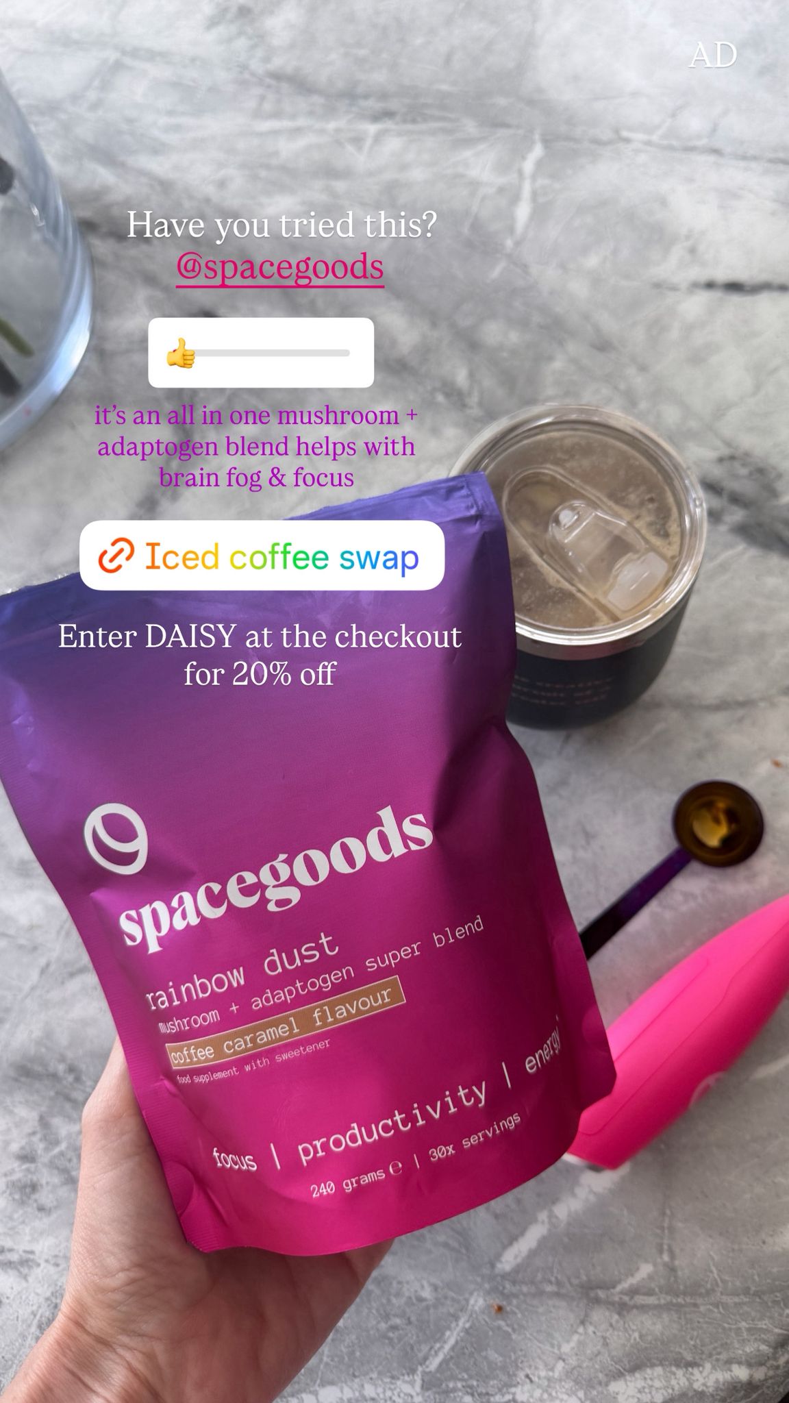 Daisy Asaf Facebook ad
