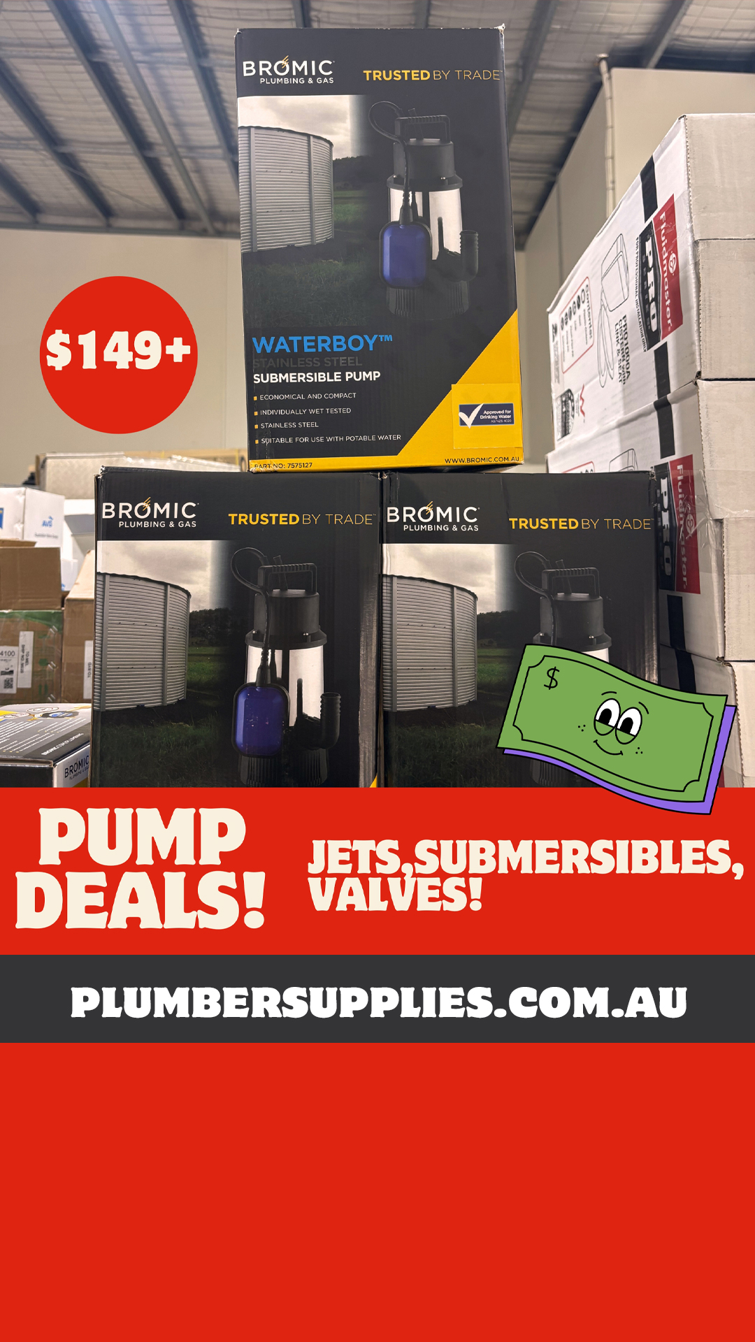 PlumberSupplies.com.au Facebook ad from Jun 17, 2025