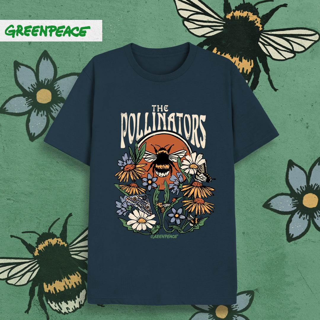 Greenpeace UK Facebook ad: The Pollinators T-Shirt