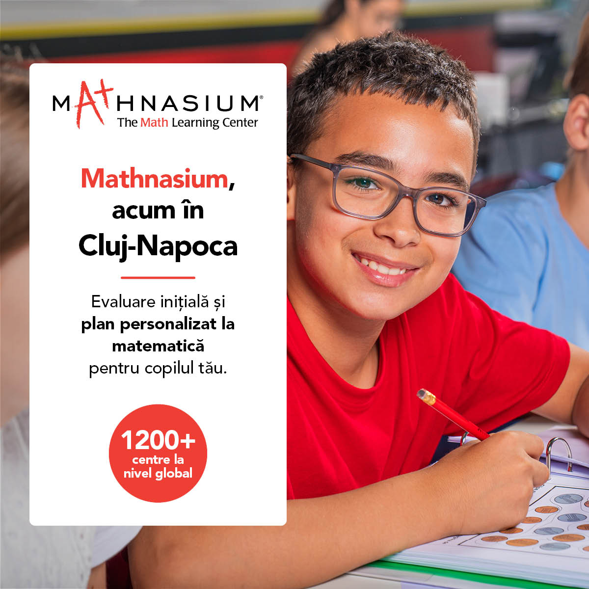 Mathnasium Cluj Dorobanților Facebook ad: Un nou centru Mathnasium