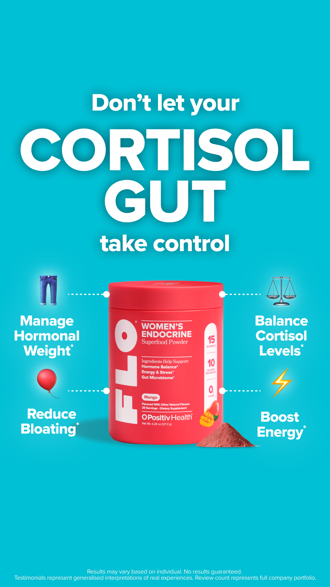 O Positiv Women's Health Facebook ad