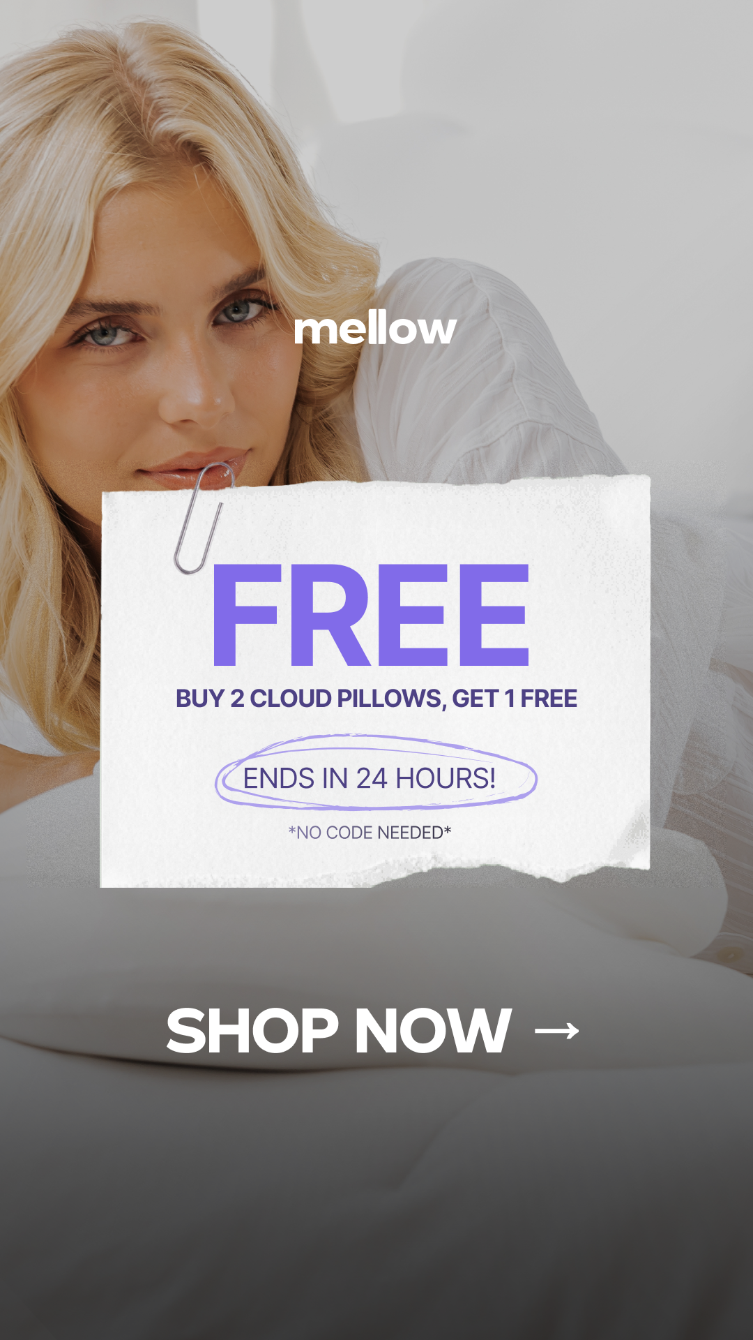 Mellow Sleep Facebook ad