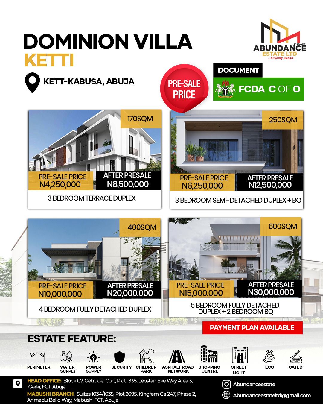 Realtor Akinyemi Facebook ad