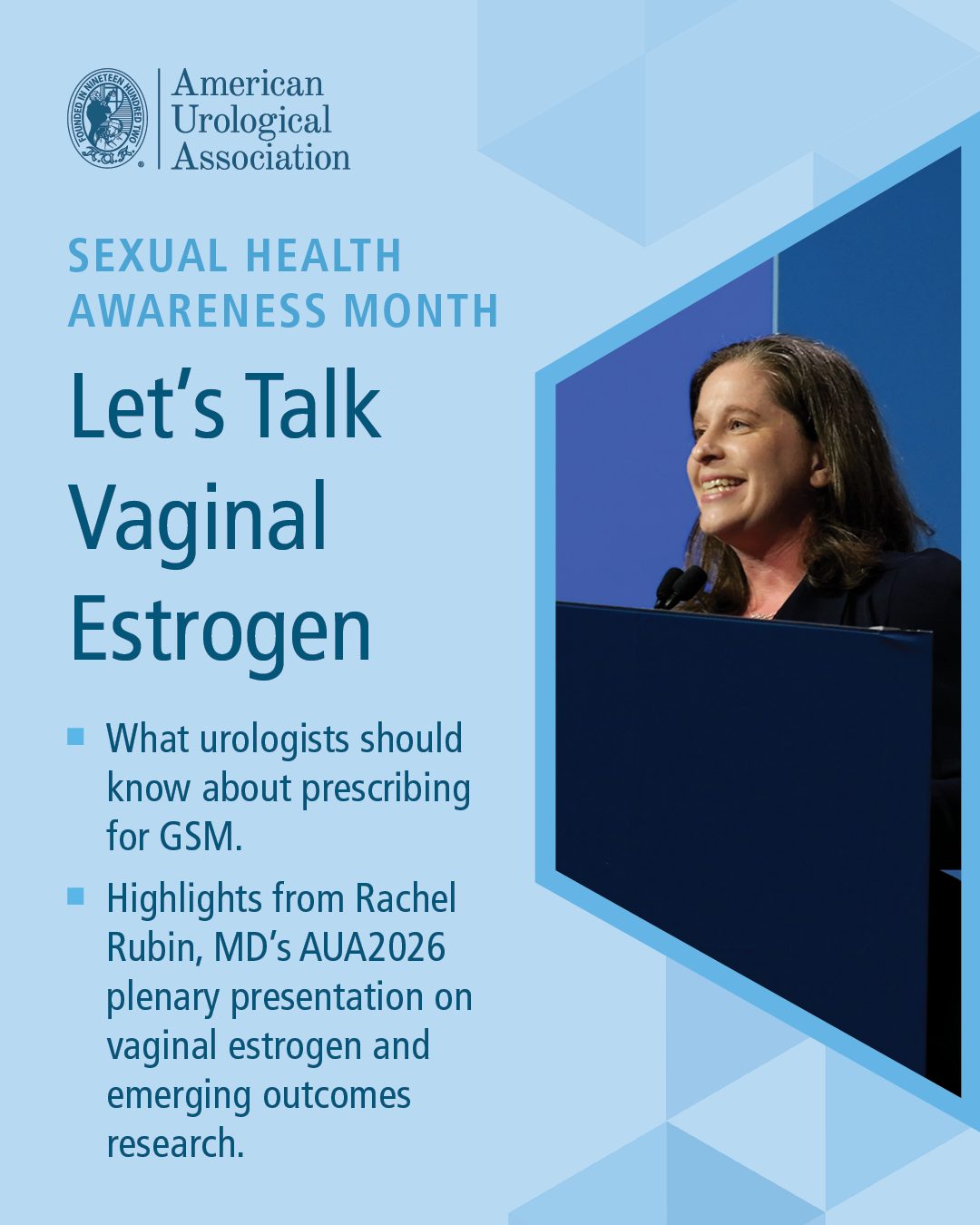 American Urological Association Facebook ad: is a reminder that sexual health and urinary…