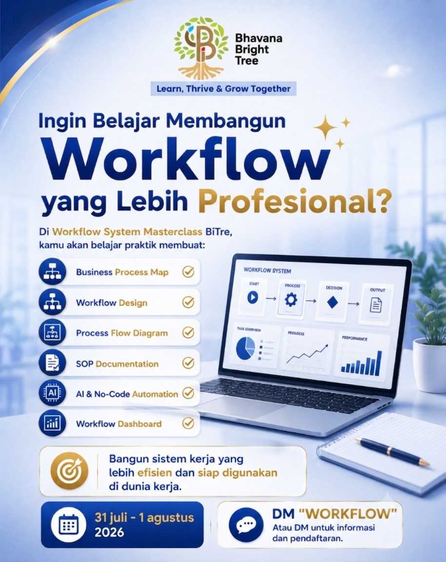 BiTre Learning Development Facebook ad: Masih kerja manual setiap hari?