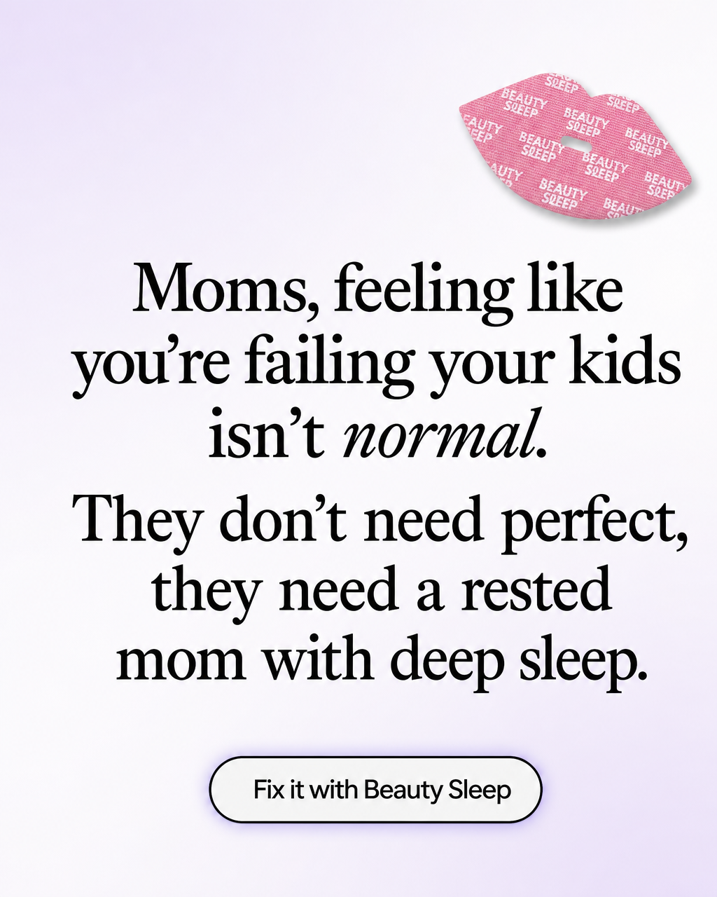 Beauty Sleep Facebook ad