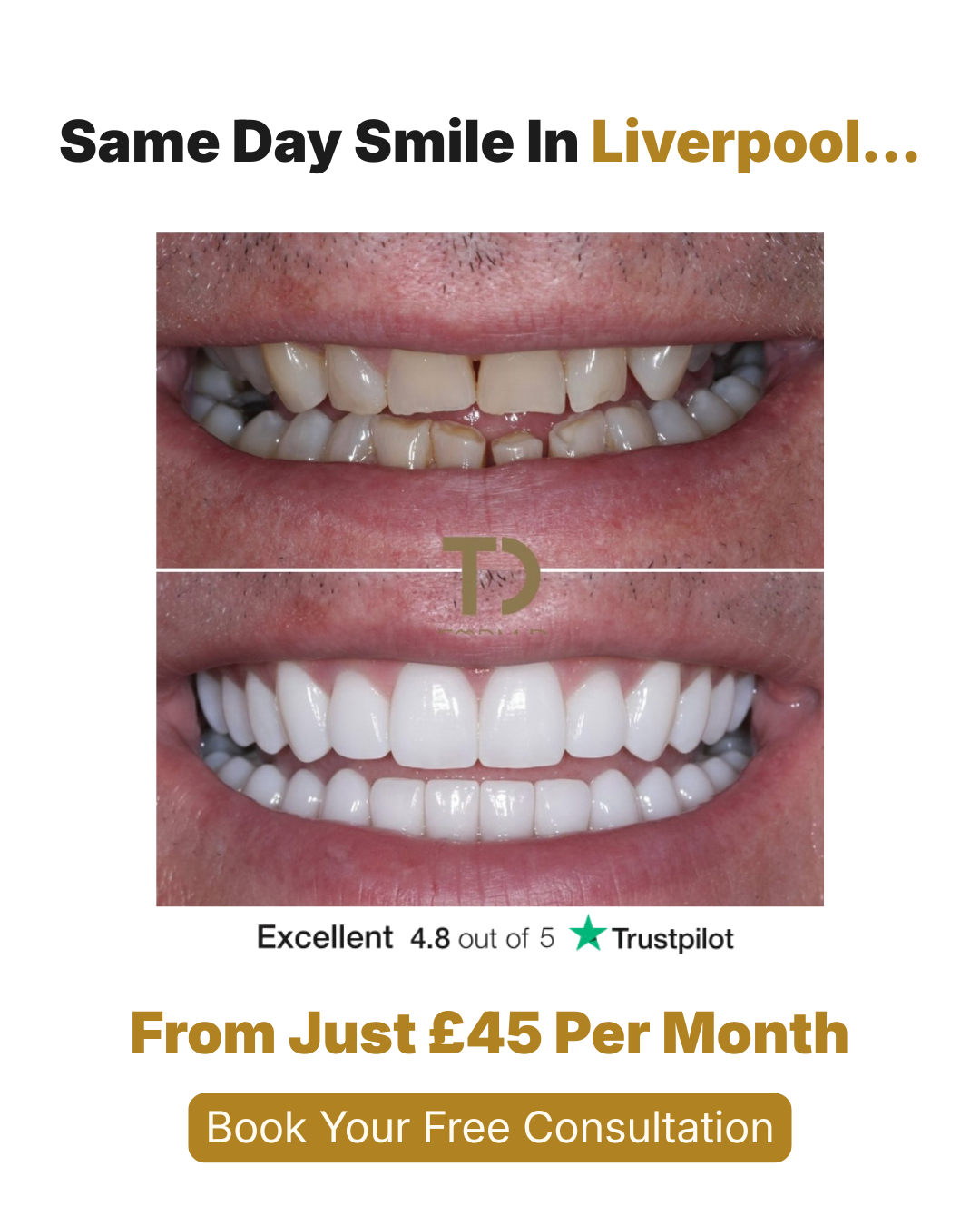 Transform Dental Facebook ad