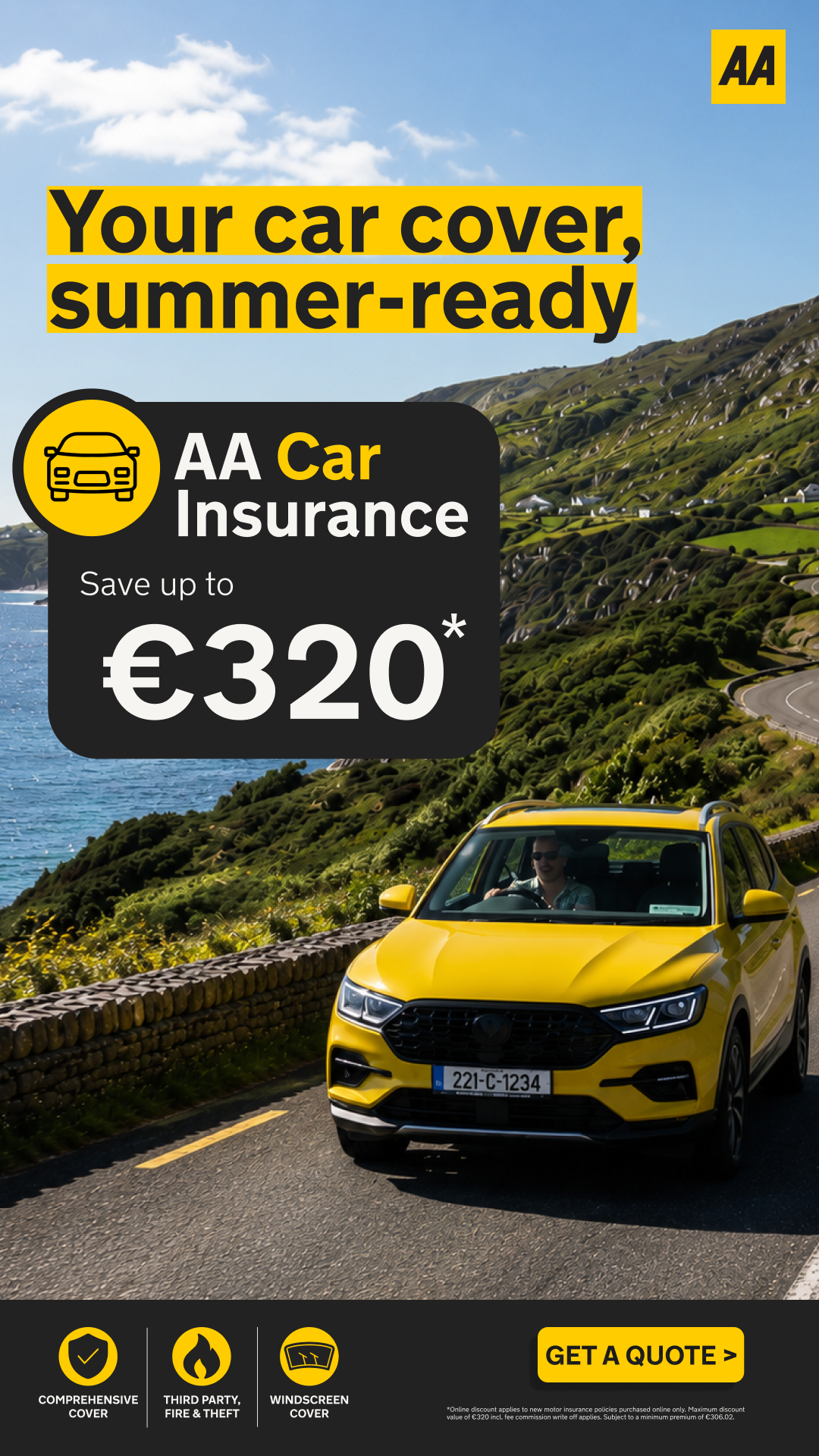 AA Ireland Facebook ad