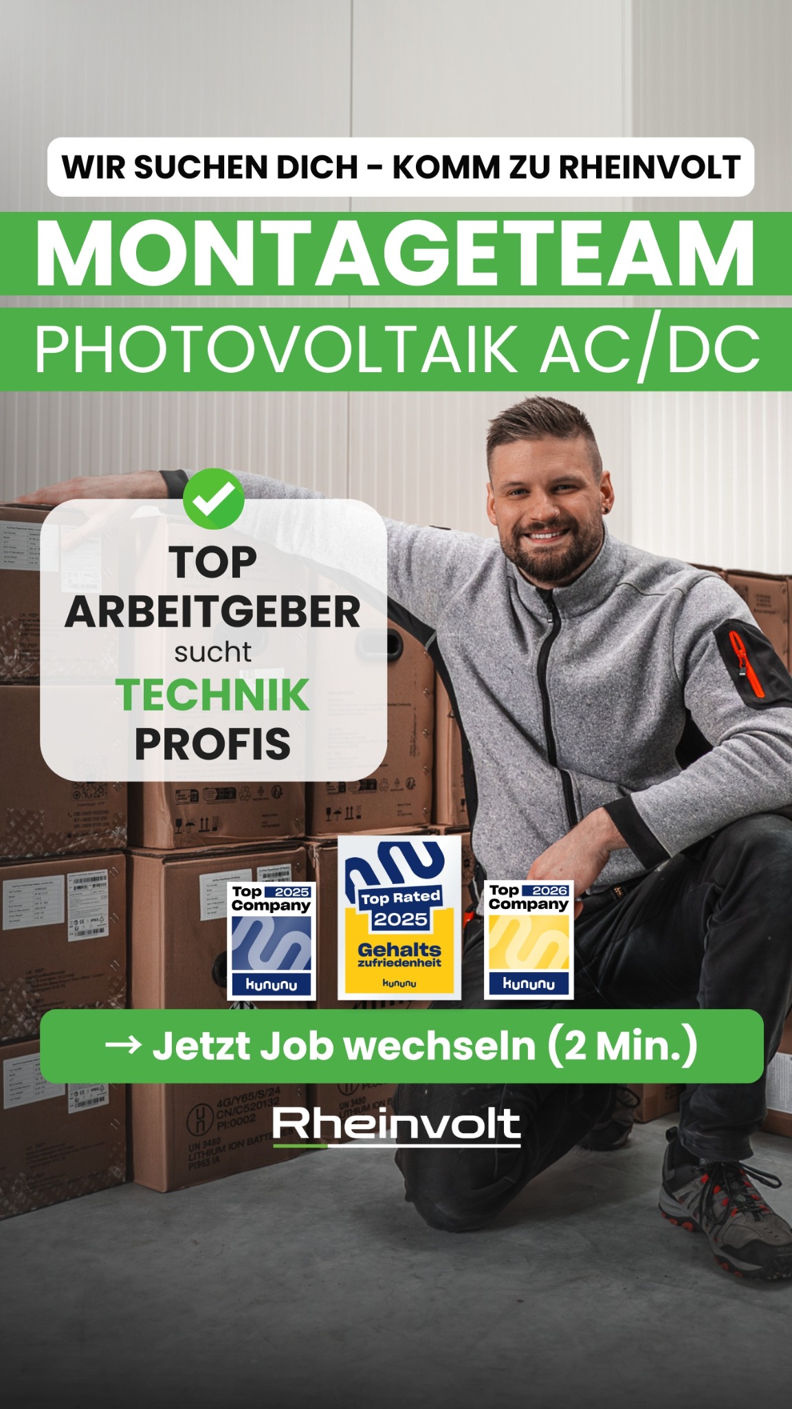 Rheinvolt GmbH Facebook ad from Apr 21, 2026