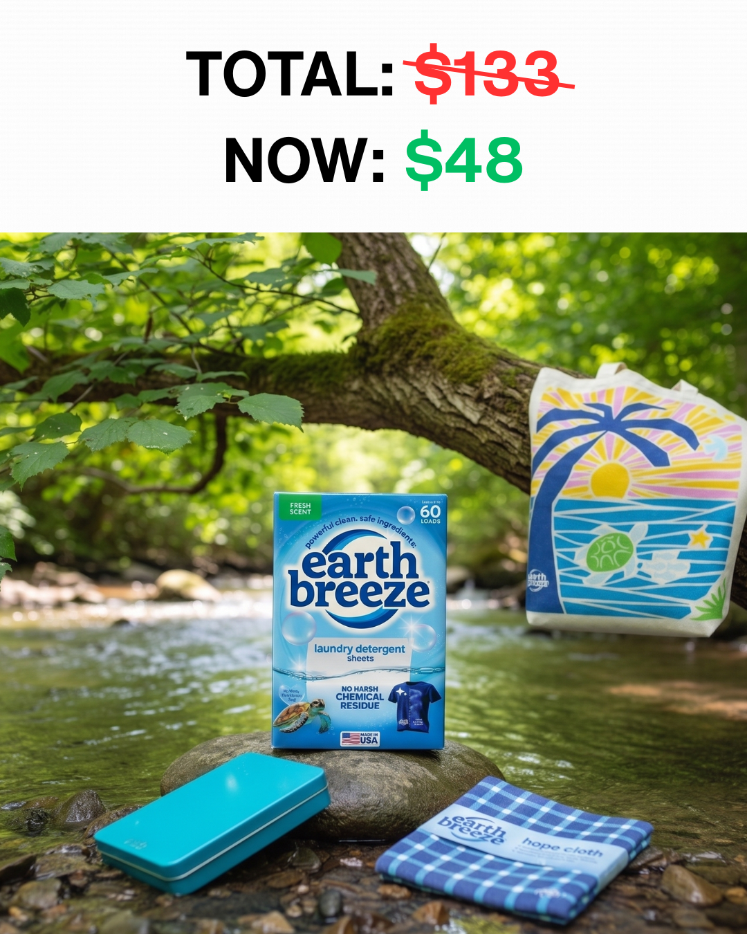 Earth Breeze Facebook ad