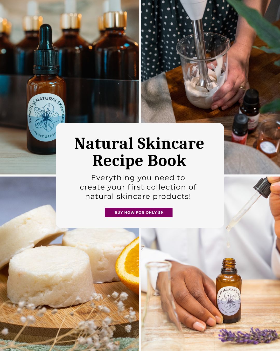 School of Natural Skincare Facebook ad