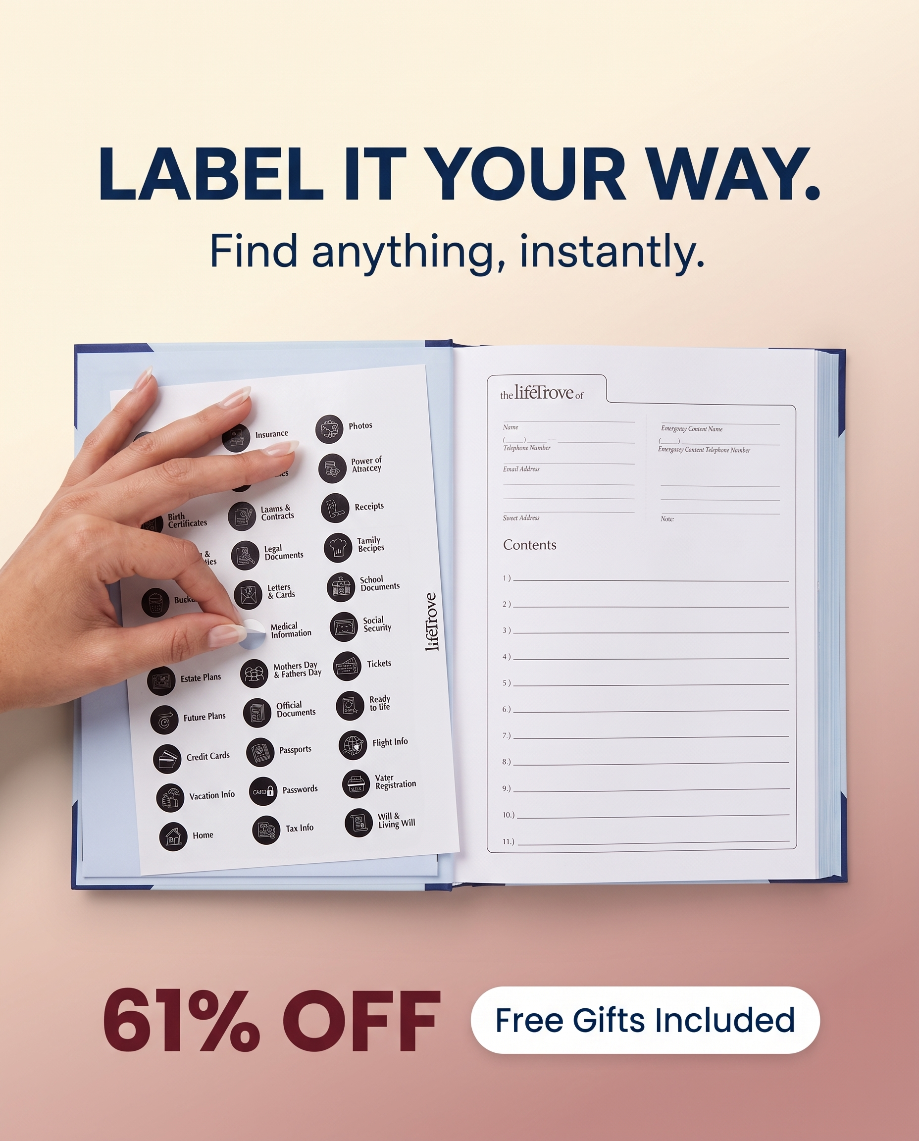 LifeTrove Facebook ad