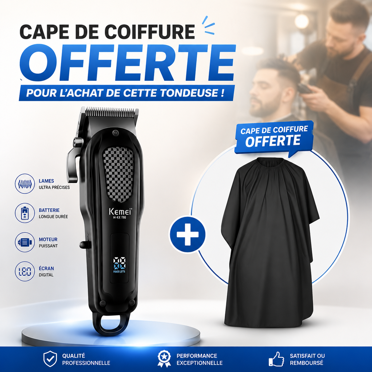 Le Bon Choix Côte D'Ivoire Facebook ad: Drap de coiffure offert