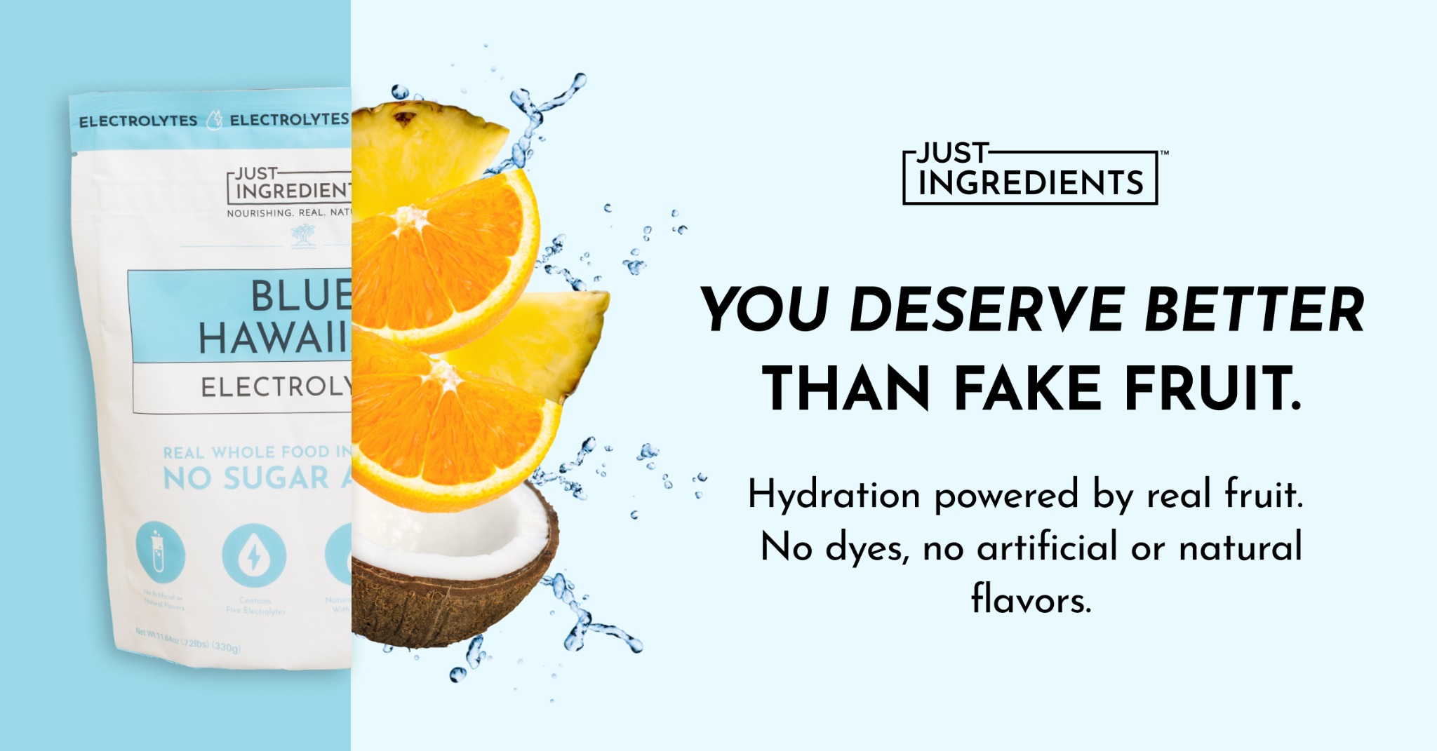 Just Ingredients Facebook ad