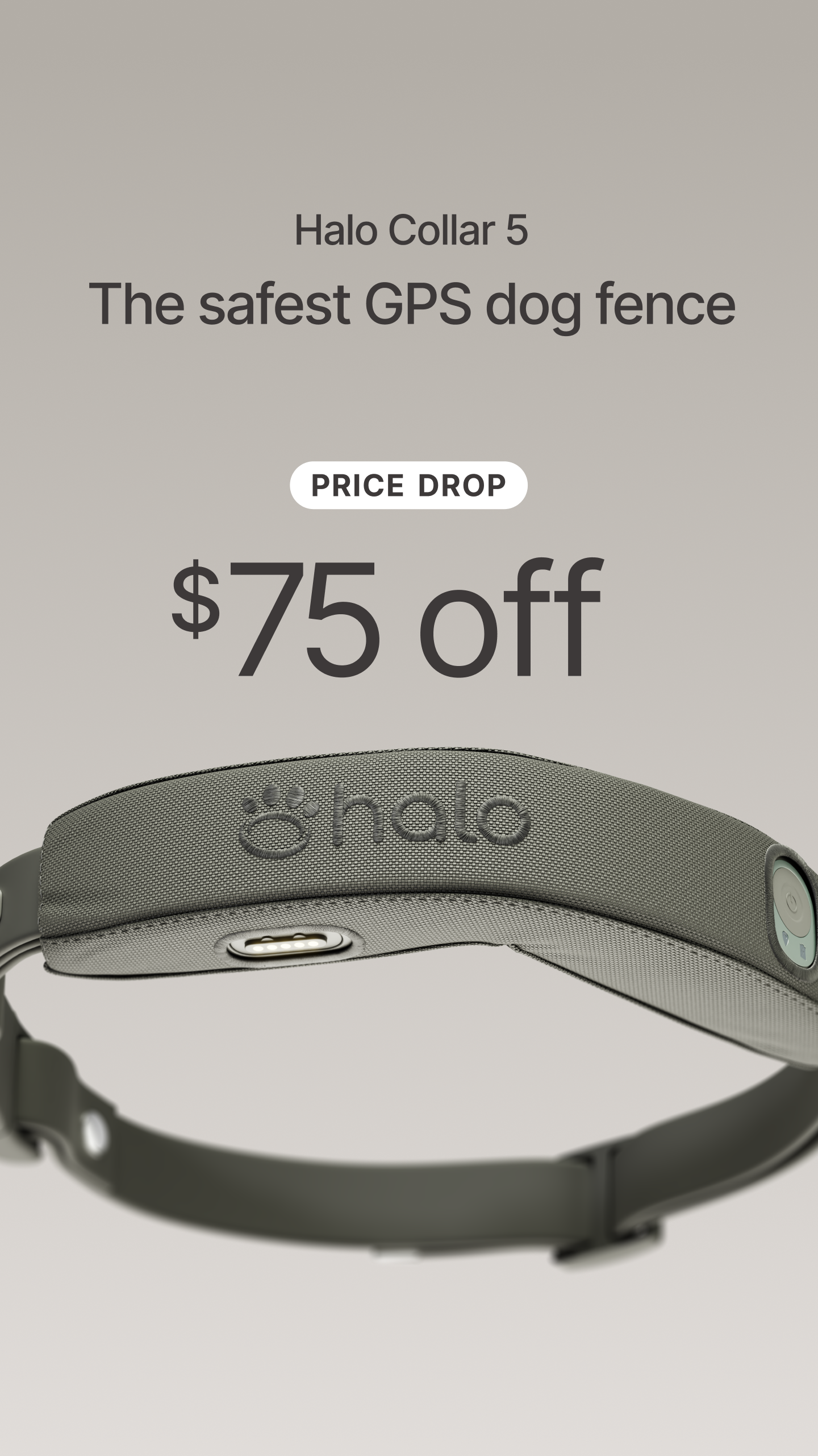 Halo Collar Facebook ad