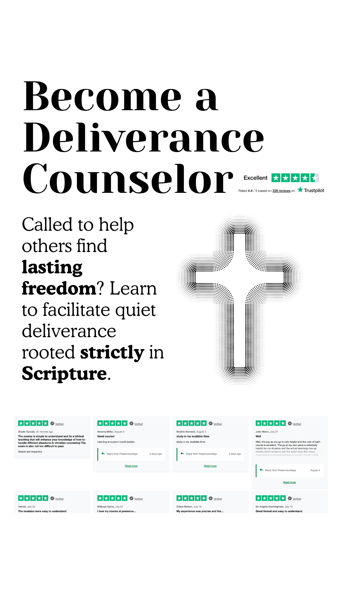 Presence College Facebook ad