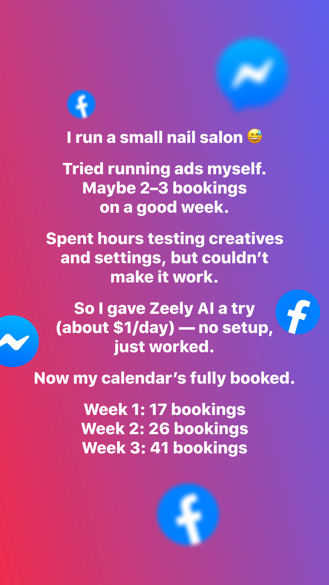 Zeely Facebook ad