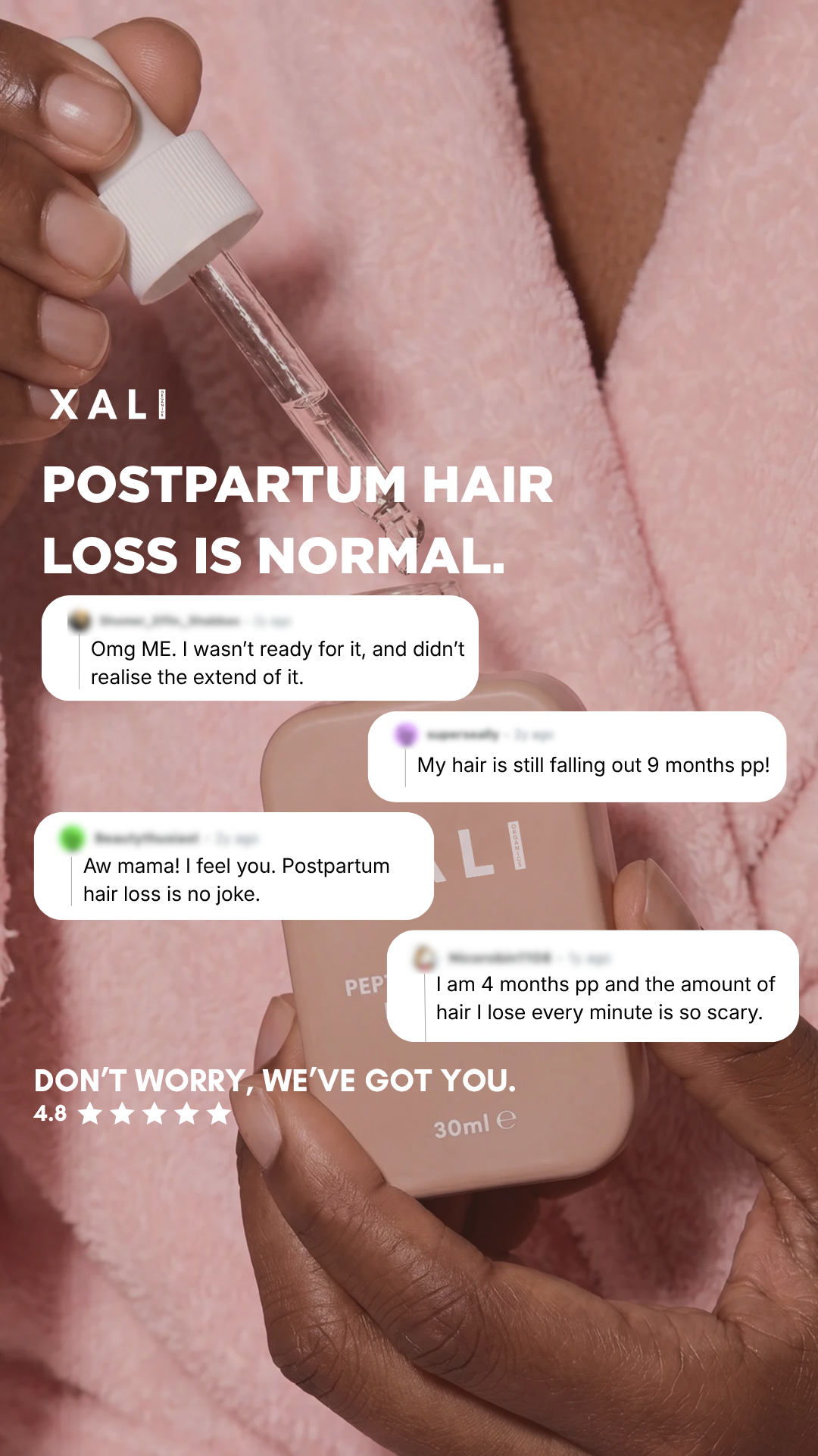 Xali Organics Facebook ad