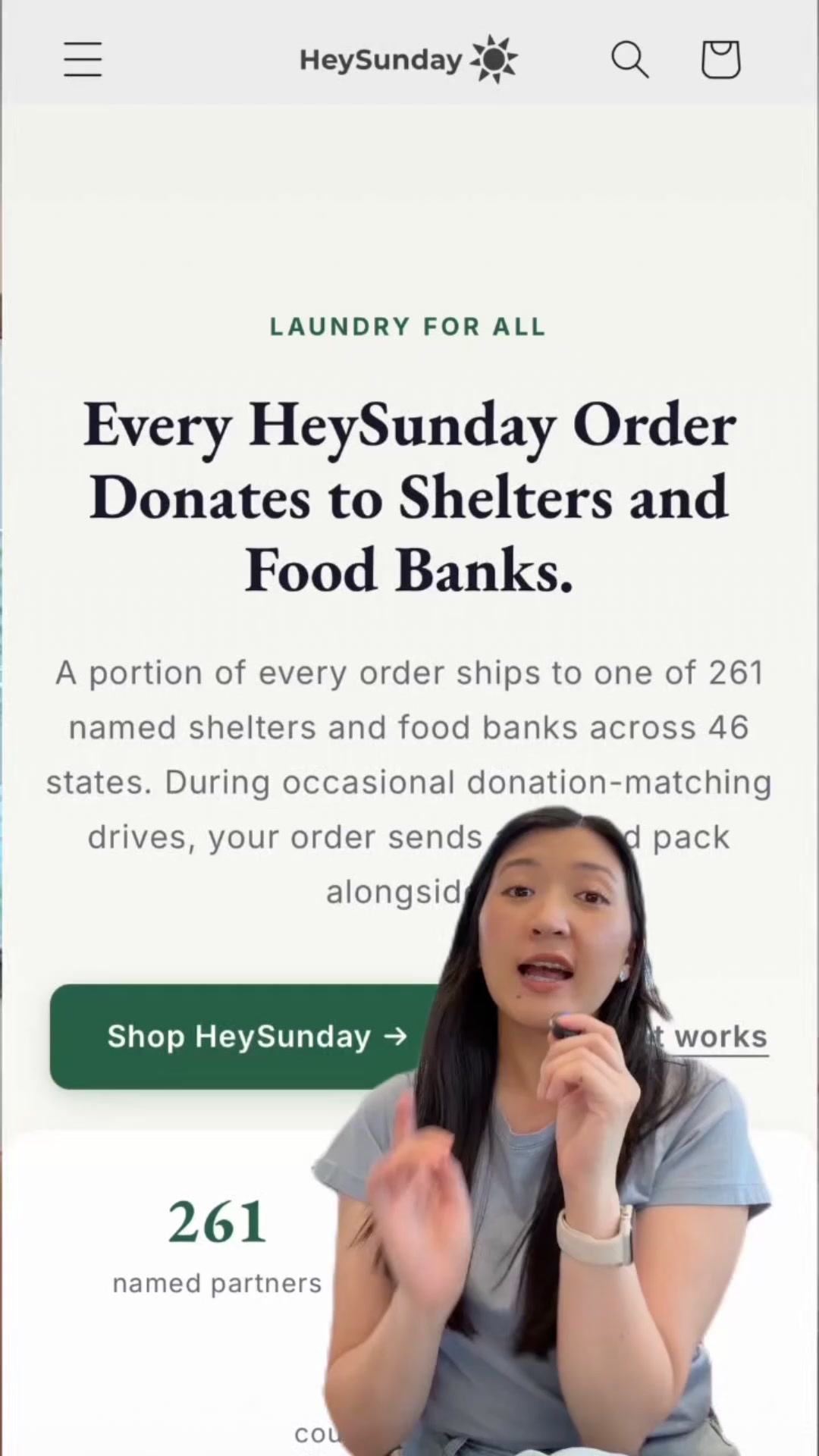 HeySunday Facebook ad