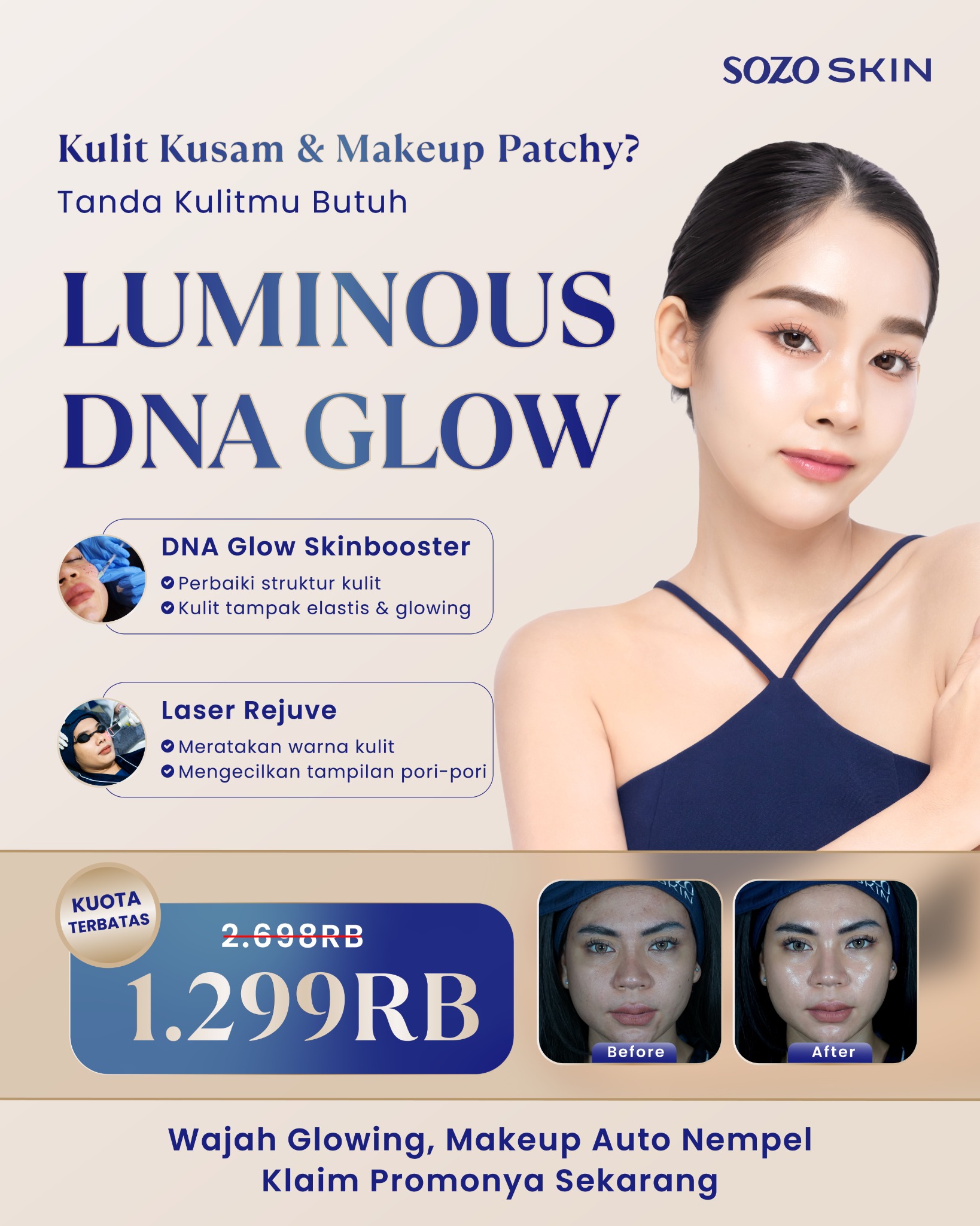 Sozo Skin Clinic Facebook ad