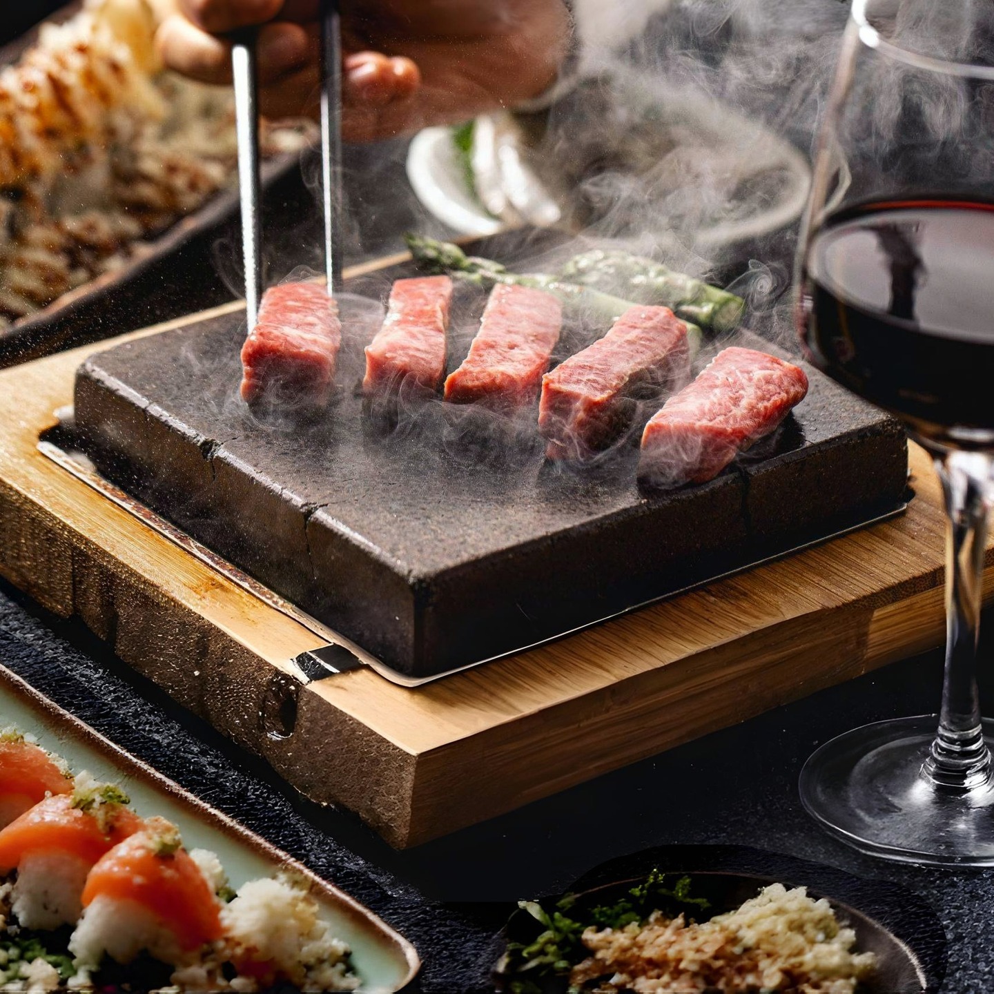 Hot Stone London Facebook ad: Not just cooked.
