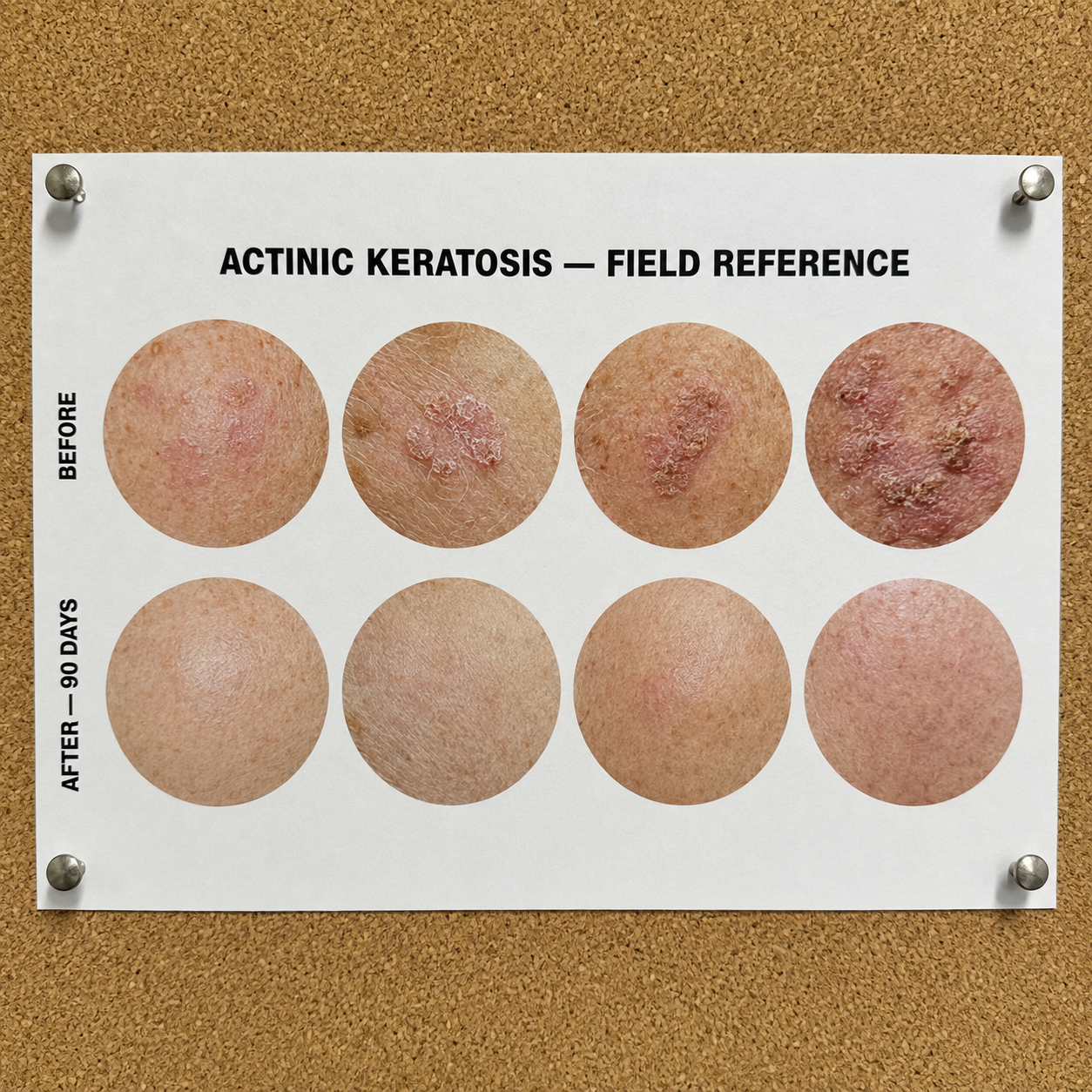 Actinic Keratosis Recovery Facebook ad: Find Your Case. Most Women Are Between 5 and 8 Before…