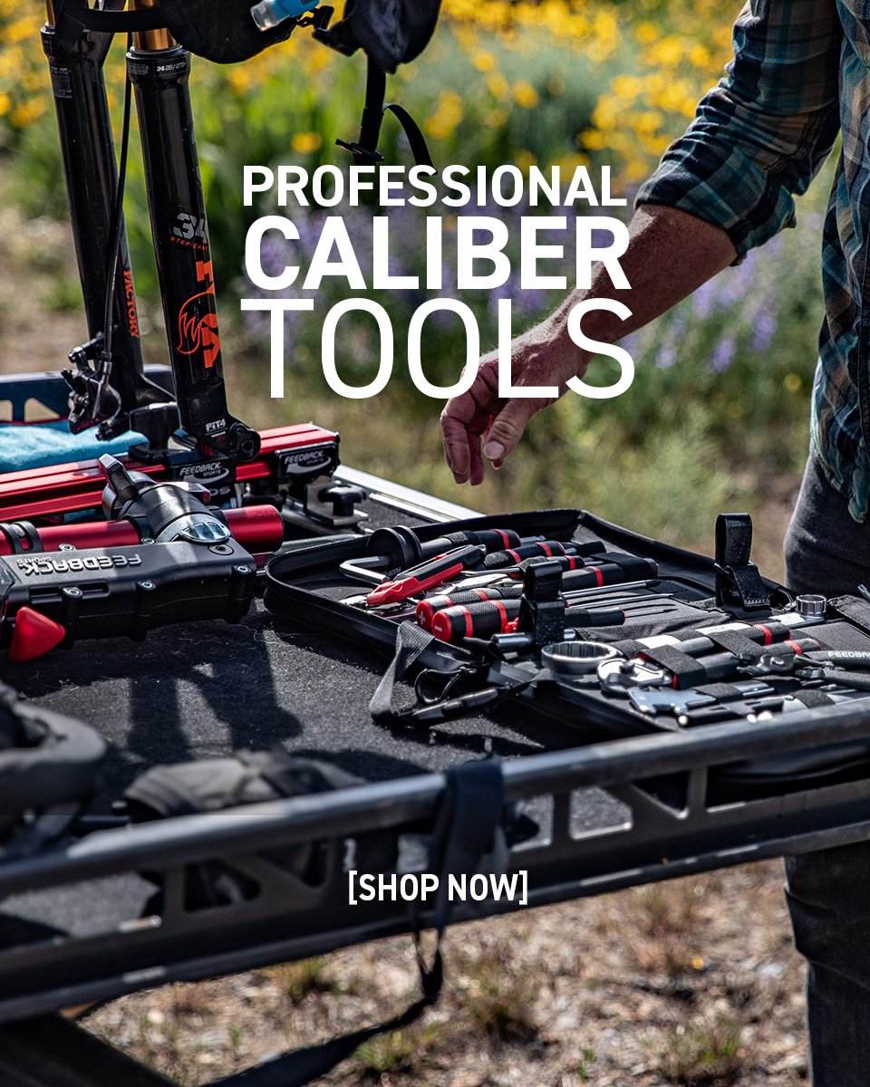 Feedback Sports Facebook ad: Pro-Grade Bike Tools for Your Home Shop